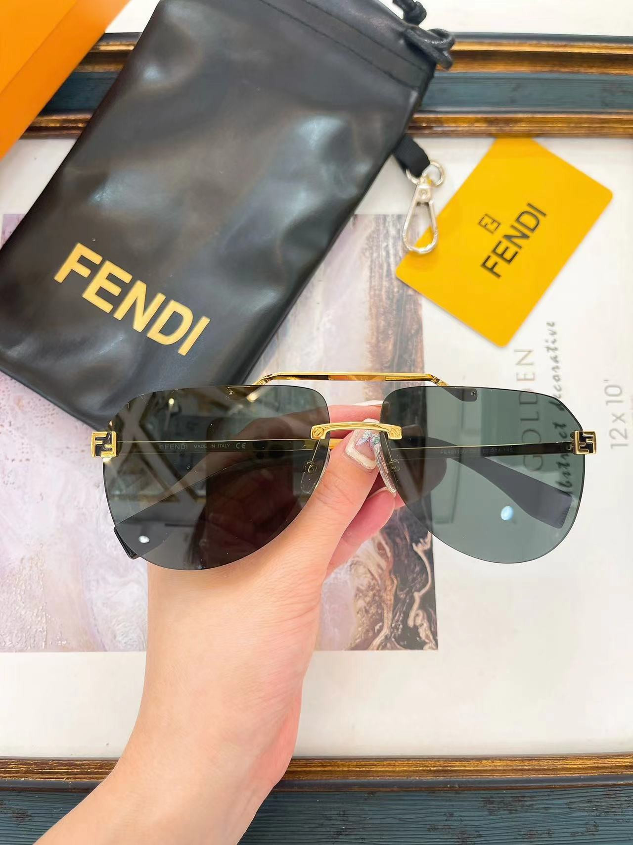 Fendi Sky FE 40115U 32G Sunglasses - Image 5