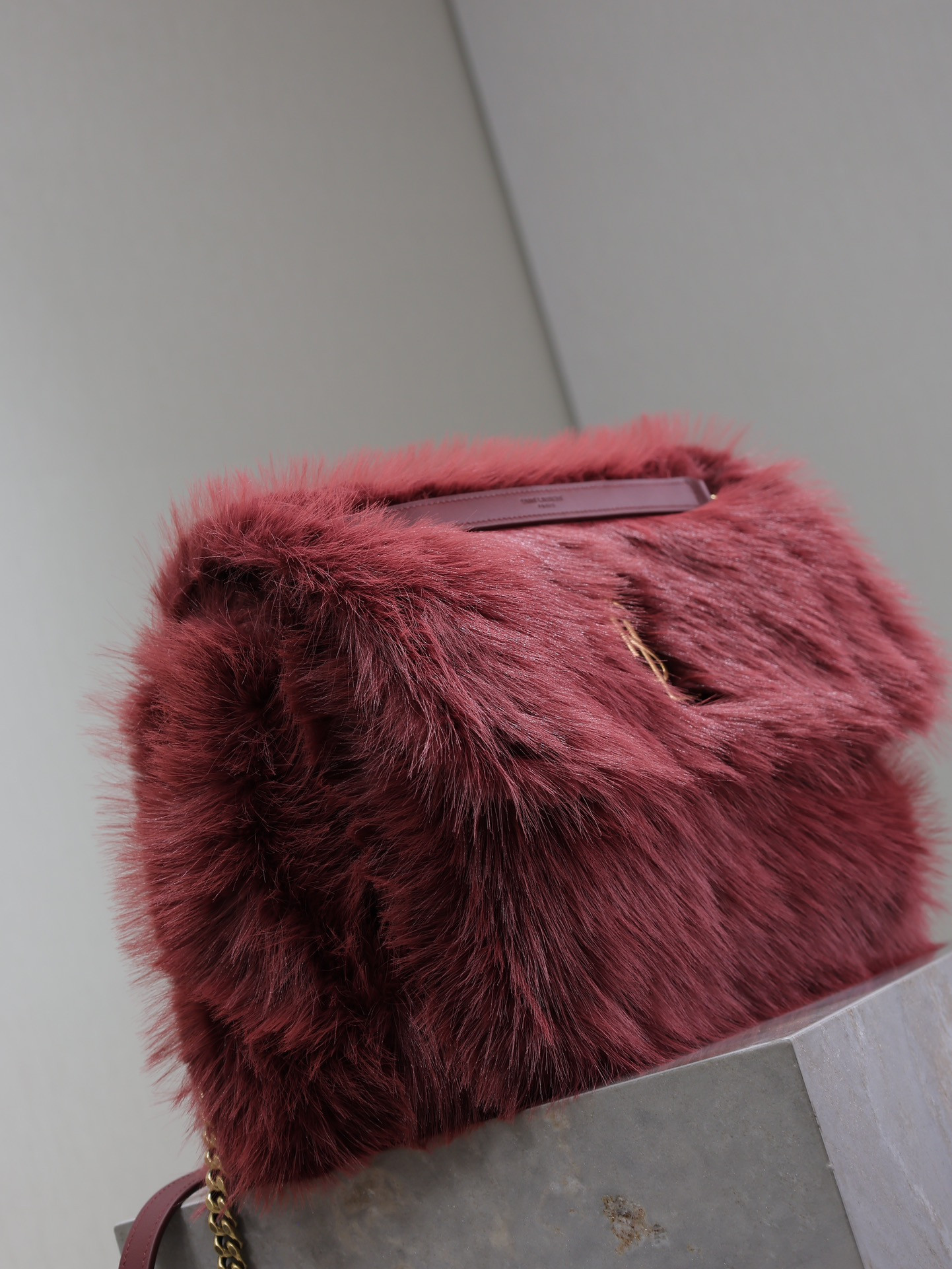 YSL NIKI LARGE IN SHEARLING 32x23x9cm - Image 5