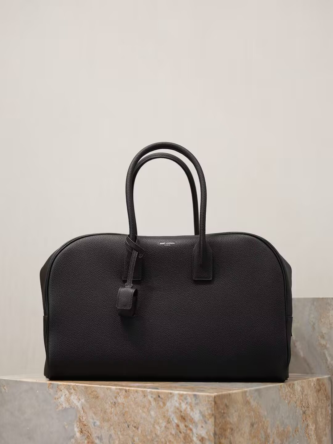 YSL SAC DE JOUR Medium Boston in Grained Leather 41x25x19-22.5cm