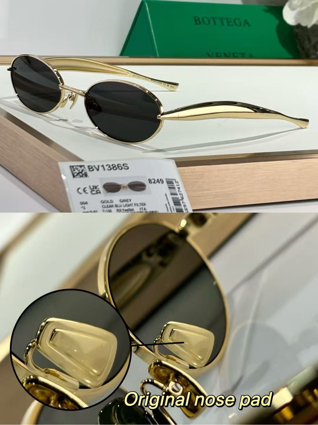 Bottega Veneta Glasses BV1386S - Image 3