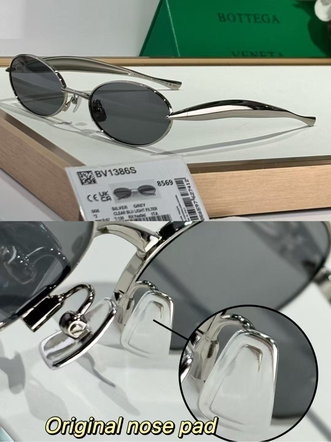 Bottega Veneta Glasses BV1386S - Image 6