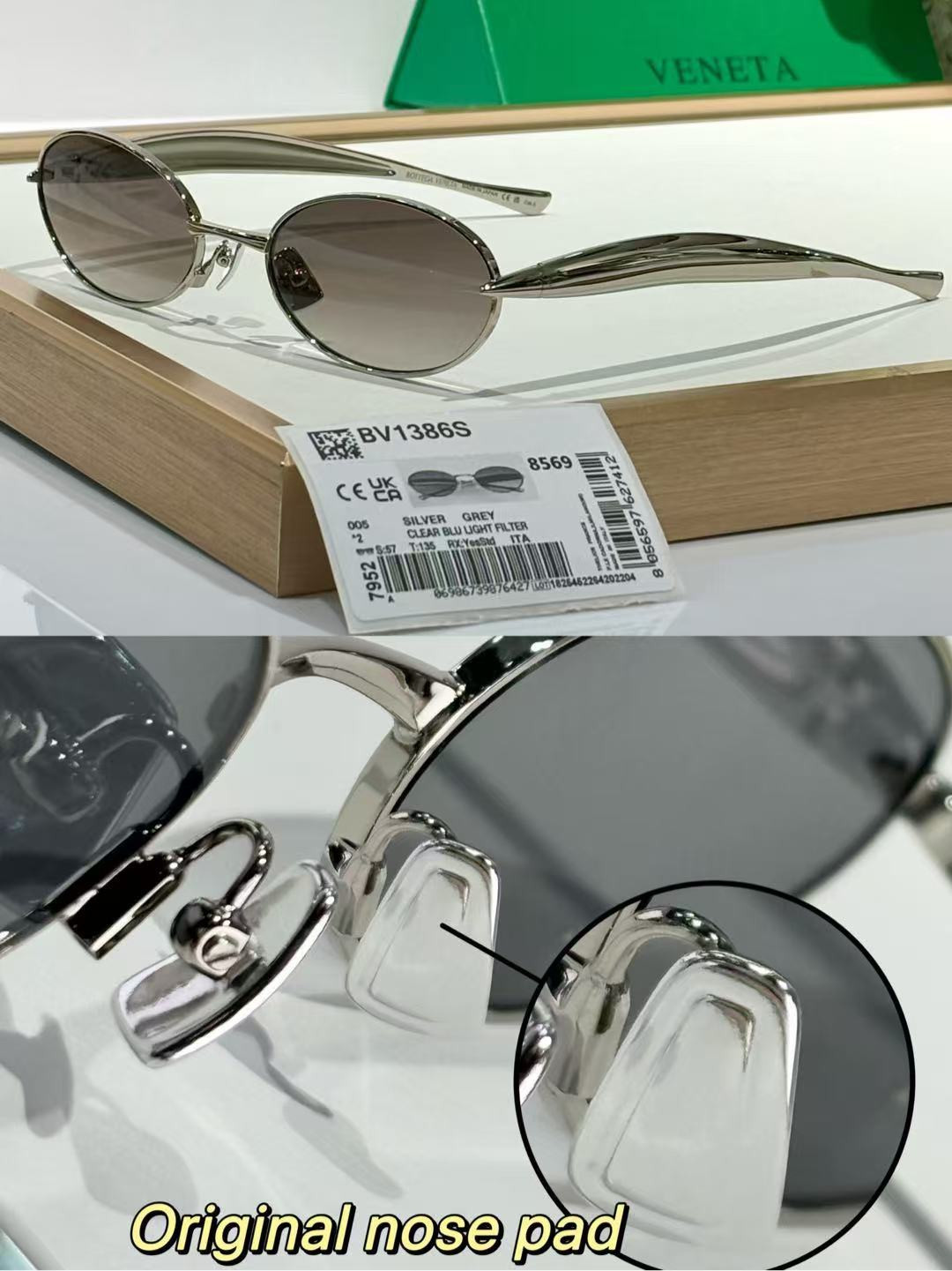 Bottega Veneta Glasses BV1386S - Image 7