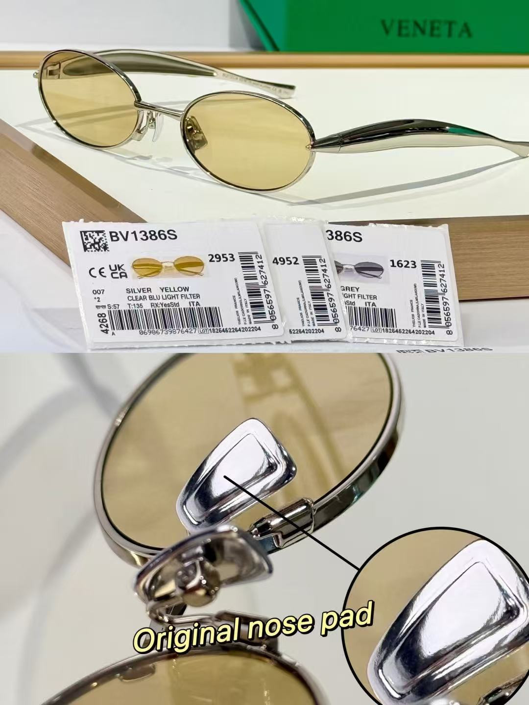 Bottega Veneta Glasses BV1386S - Image 8