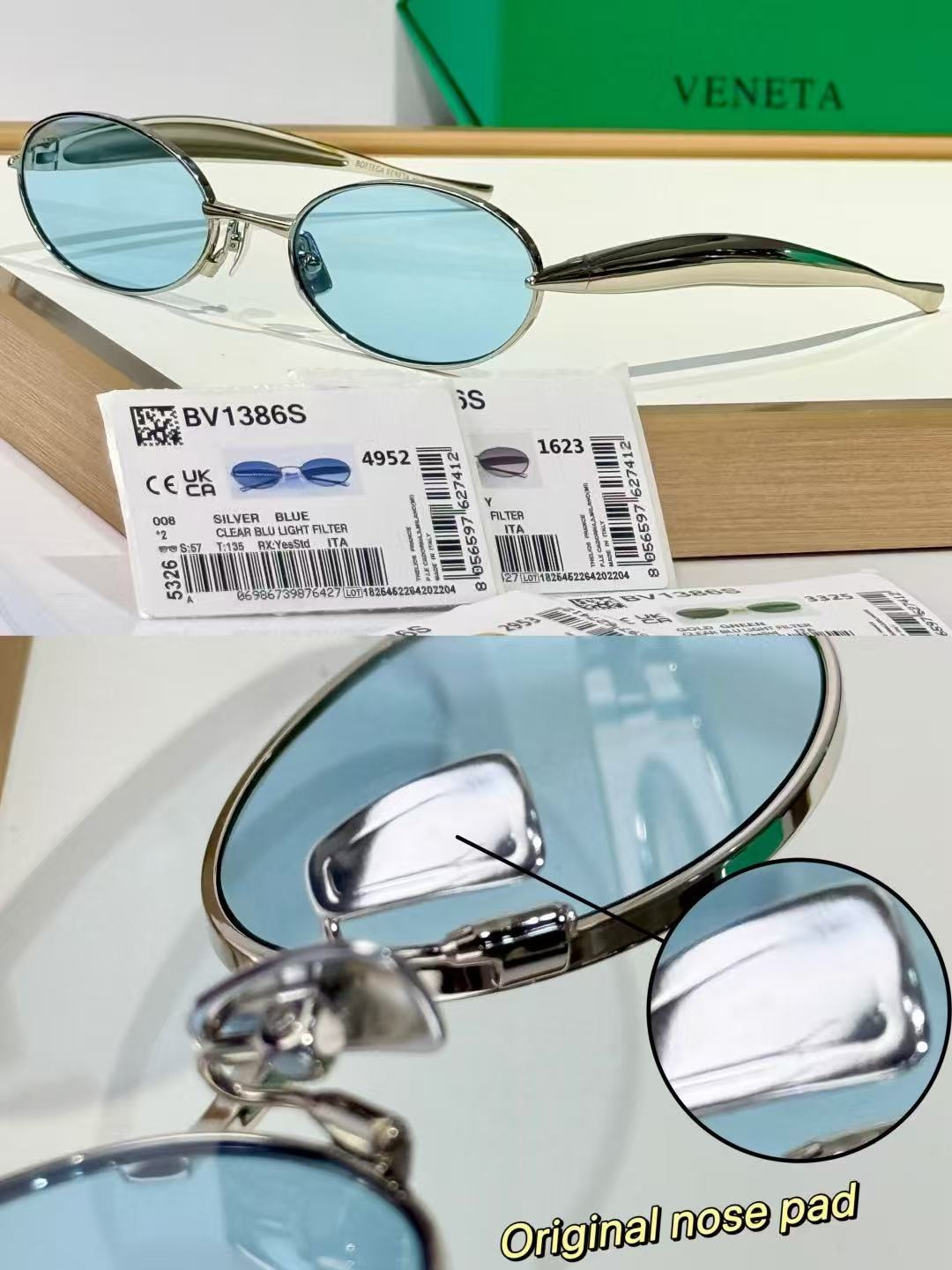 Bottega Veneta Glasses BV1386S - Image 9
