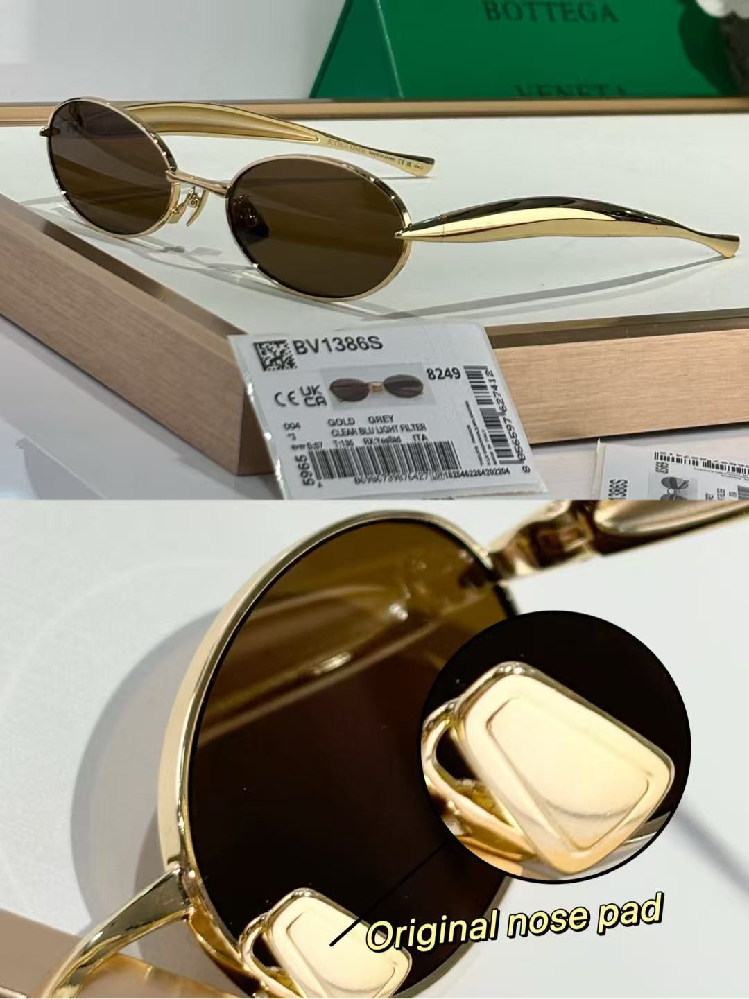 Bottega Veneta Glasses BV1386S - Image 10