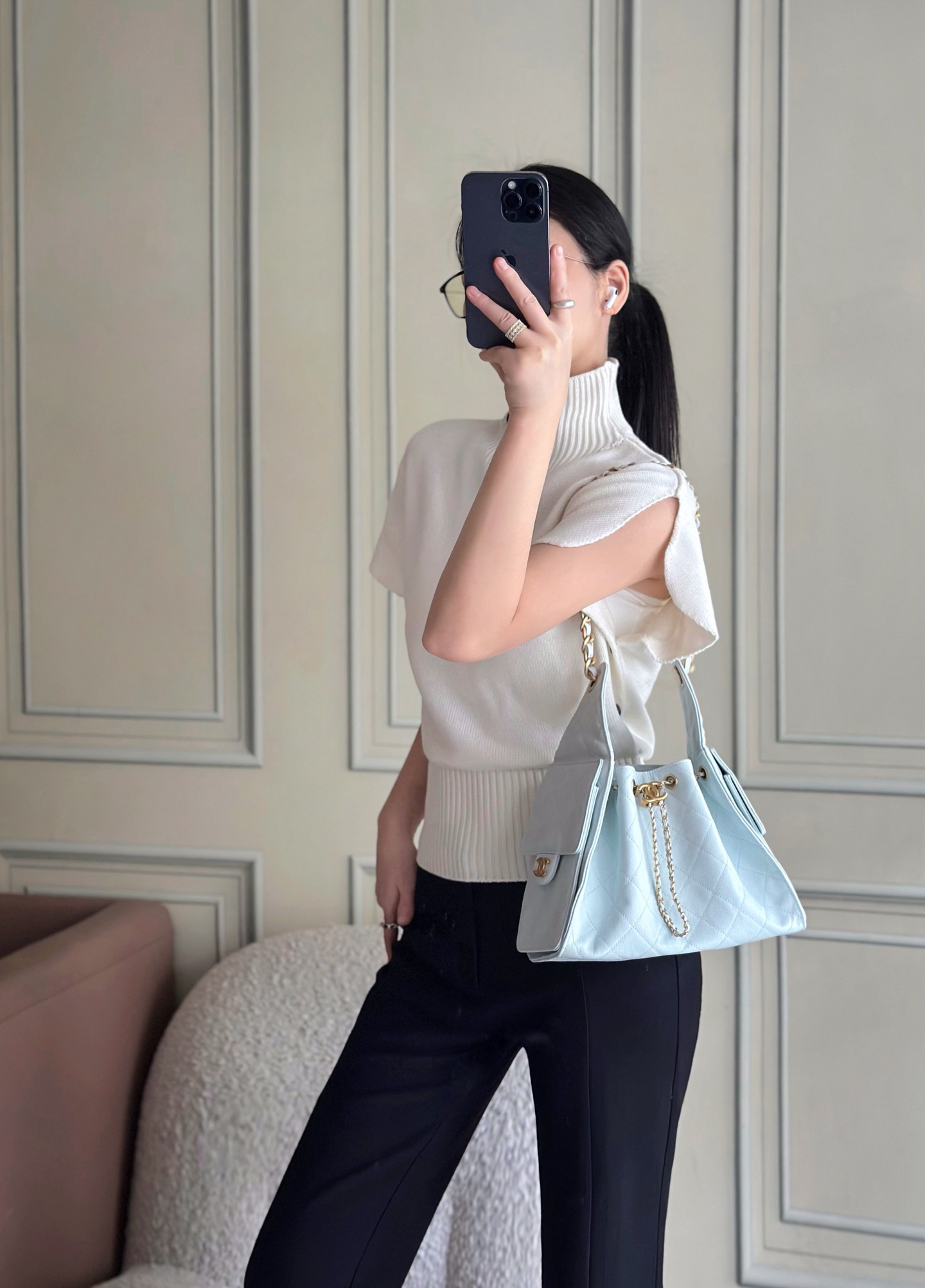 CHANEL MASTER 25 SMALL HANDBAG AS5293 (30*26*14cm)#2 - Image 2