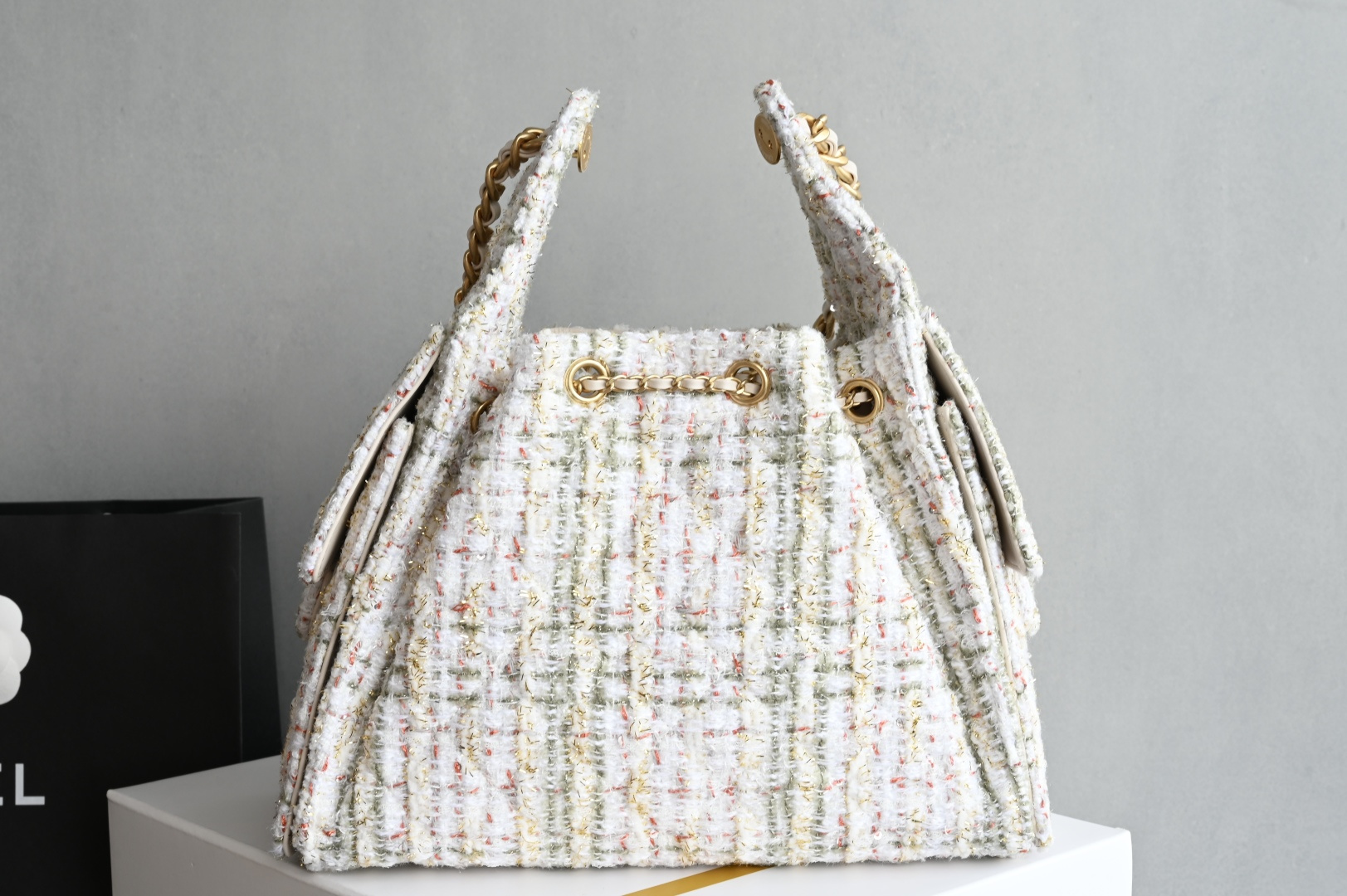 CHANEL CHANEL 25 SMALL HANDBAG AS5293 B21178 (30*26*14cm) - Image 4