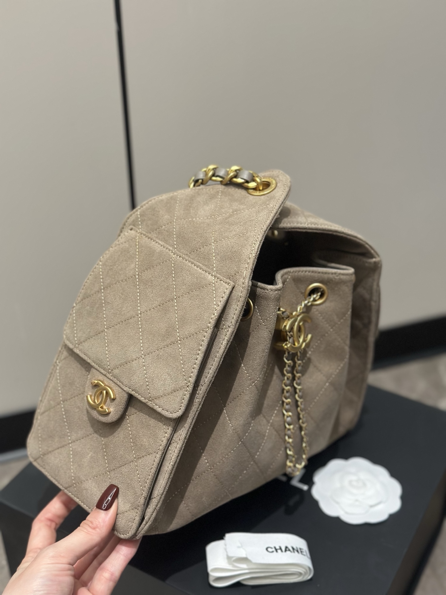 CHANEL MASTER 25 SMALL HANDBAG AS5293 (30*26*14cm)##6 - Image 2