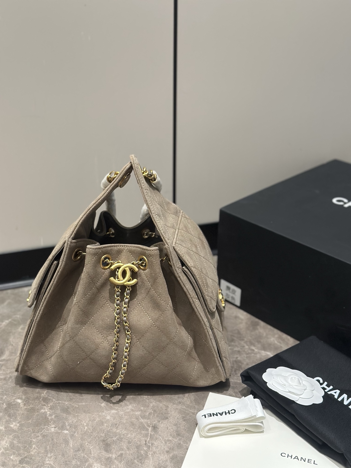 CHANEL MASTER 25 SMALL HANDBAG AS5293 (30*26*14cm)##6 - Image 3