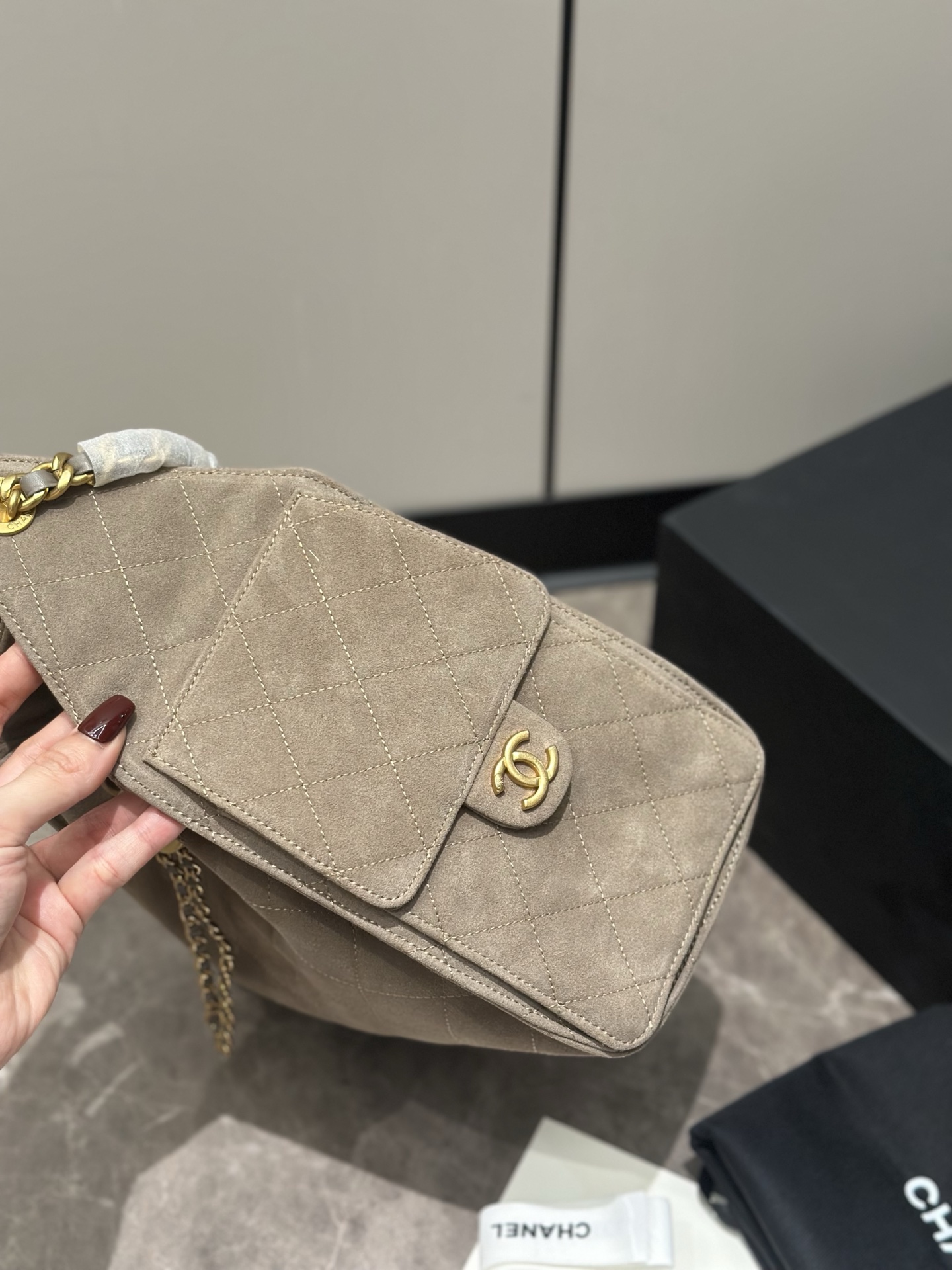 CHANEL MASTER 25 SMALL HANDBAG AS5293 (30*26*14cm)##6 - Image 4