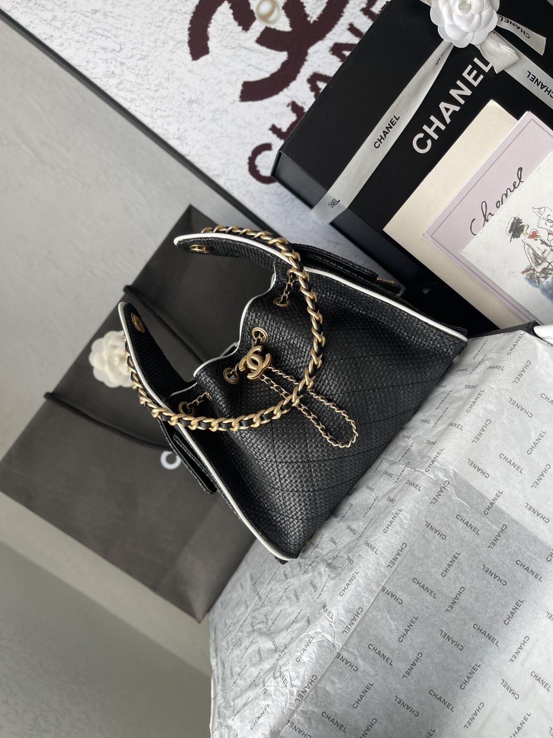 CHANEL MASTER 25 SMALL HANDBAG BRAID AS5293 (30*26*14cm)## - Image 3