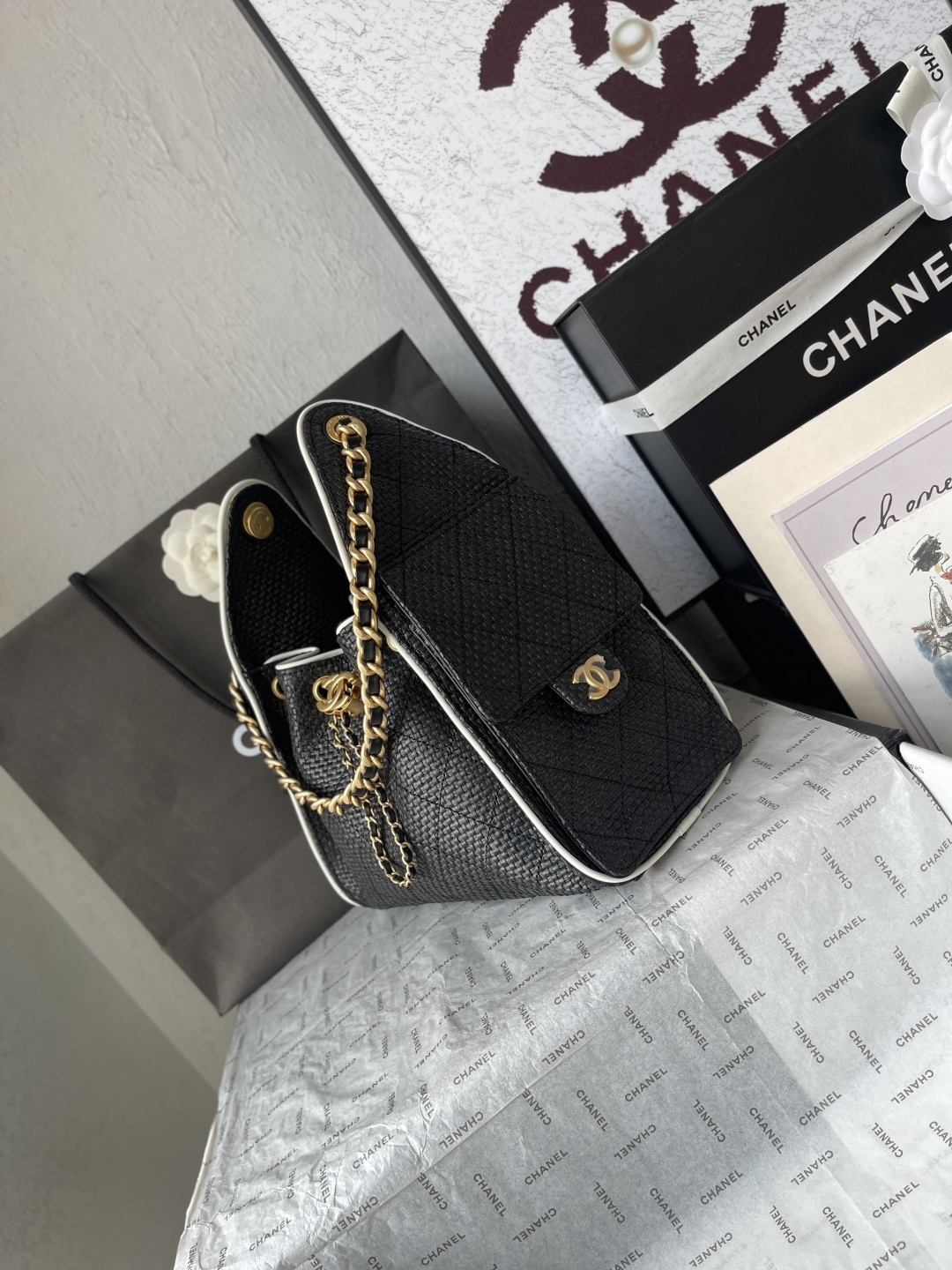 CHANEL MASTER 25 SMALL HANDBAG BRAID AS5293 (30*26*14cm)## - Image 4