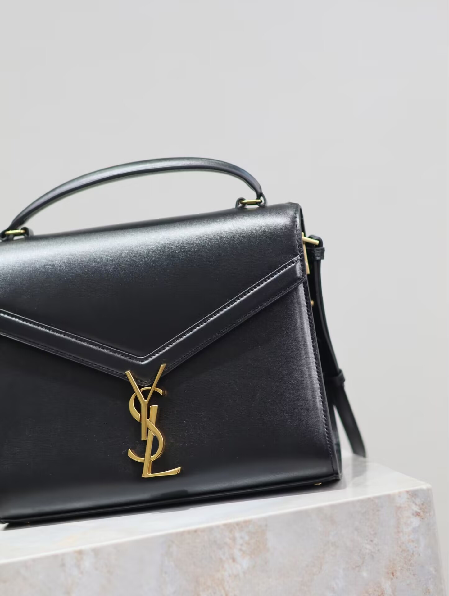 YSL Cassandra Top Handle Bag 24.5x20x11.5cm - Image 7
