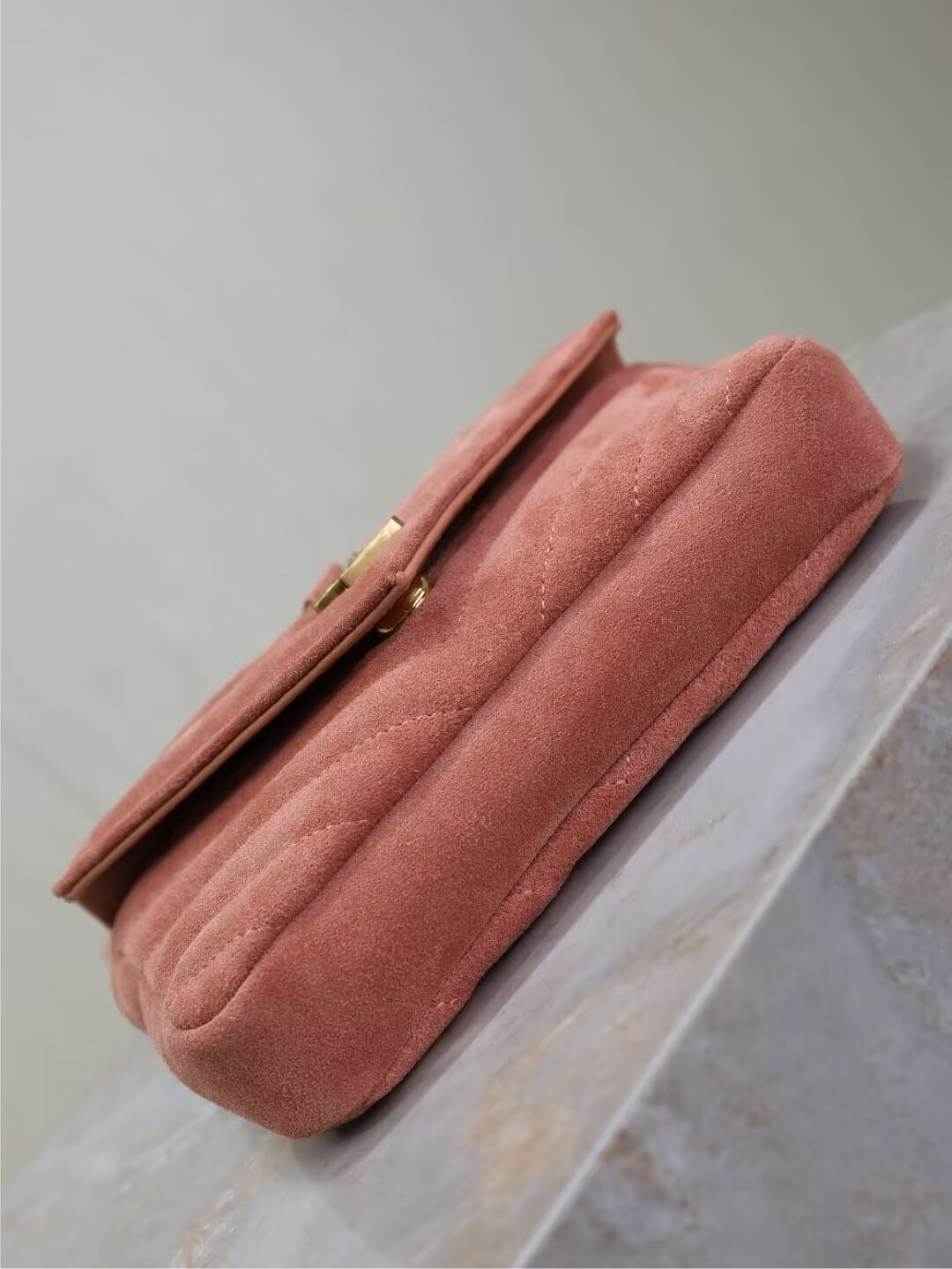 YSL Loulou college mini in suede 20x13x3cm - Image 7