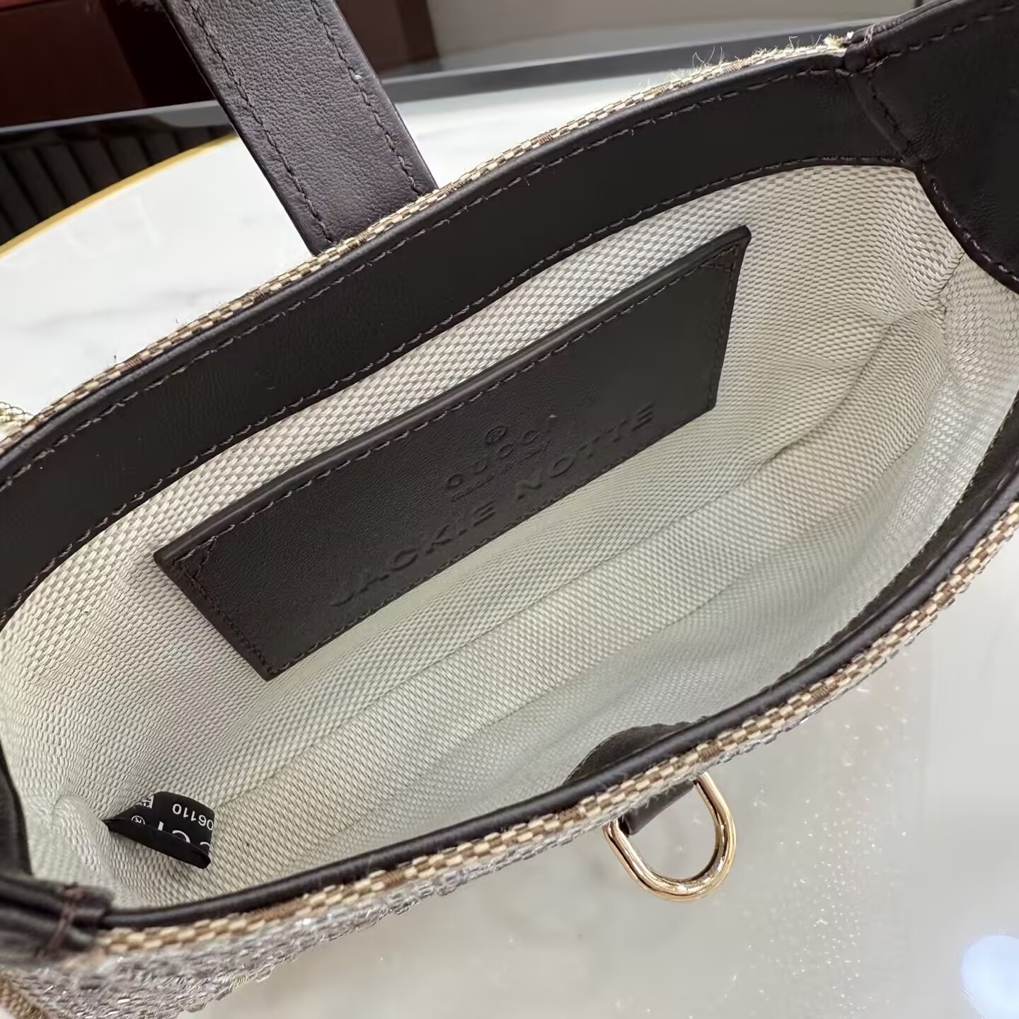 Gucci Jackie Notte Mini Crystal Handbag 19.5x18x3.5cm - Image 9