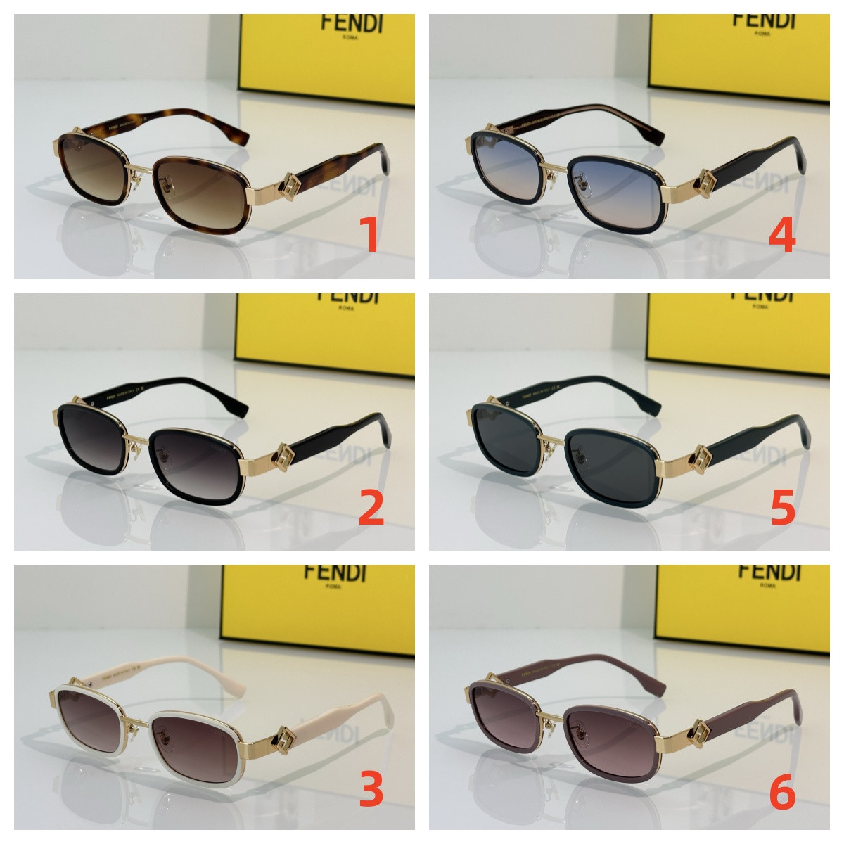 Fendi Glasses FD8131 53-22-145 - Image 2