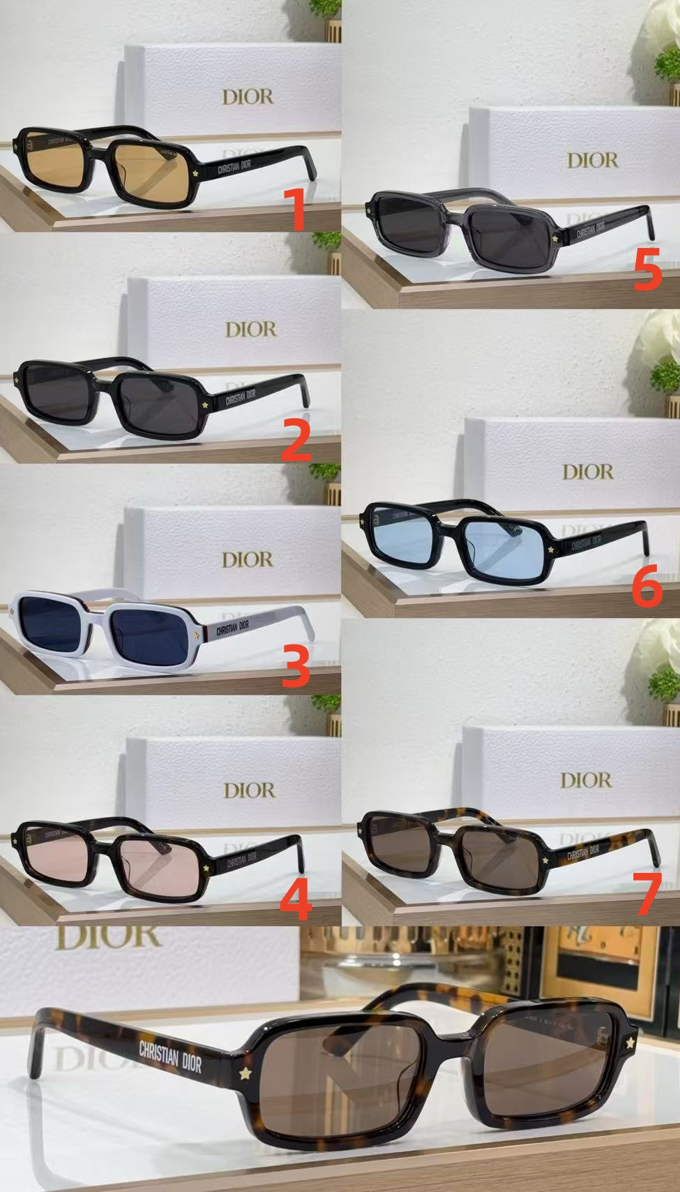 Dior Pacific S3I Rectangular Glasses - Image 2