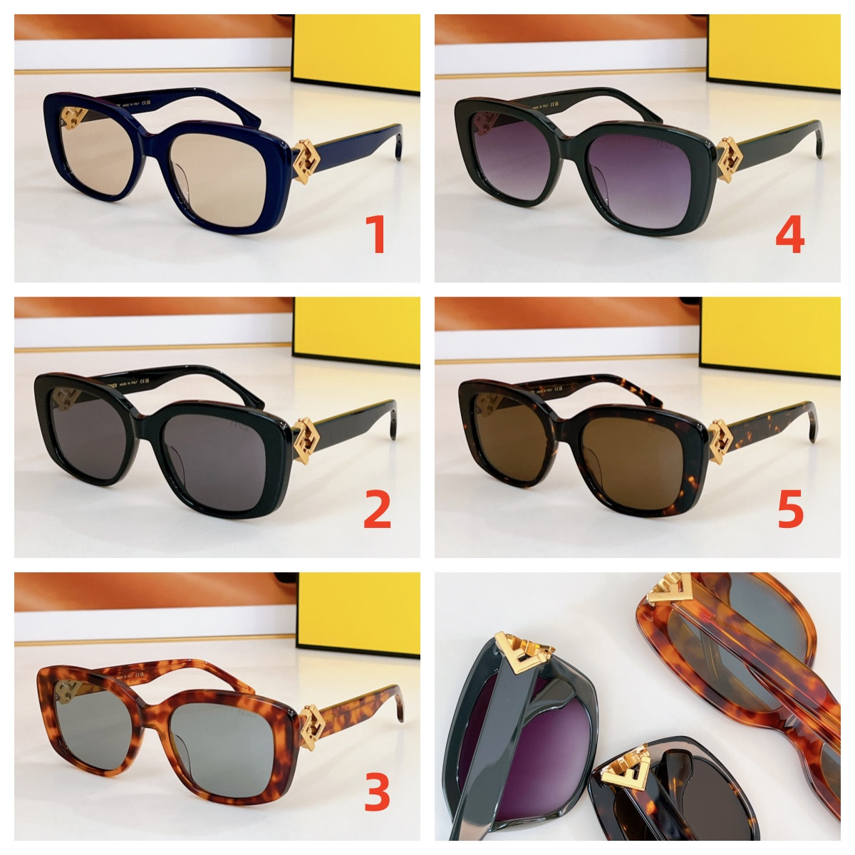 Fendi Glasses FE40138I 54-19-140 - Image 2