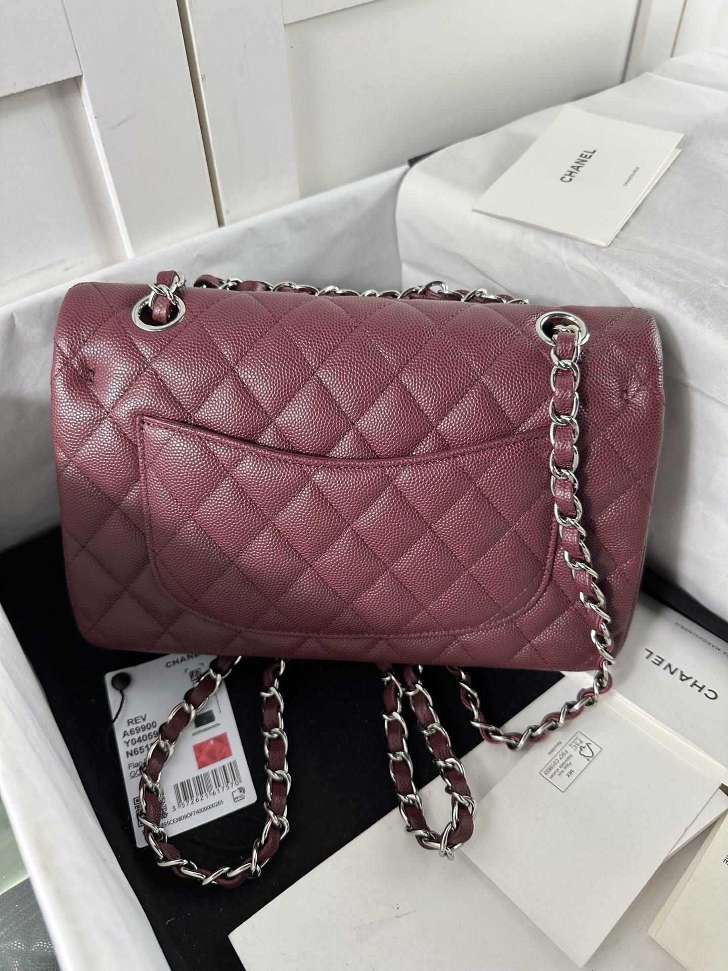 Chanel CLASSIC 11.12 HANDBAG 14.5*23*6cm - Image 3