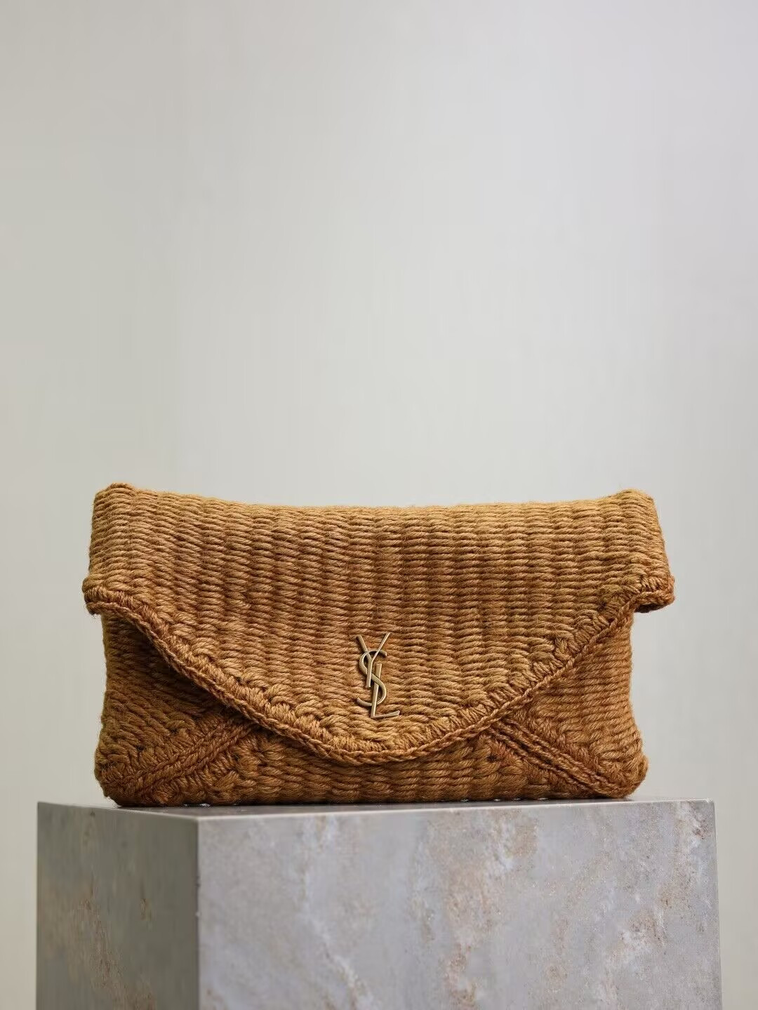 YSL CASSANDRE Large Envelope Pouch in Rope 29.5x18x4.5cm - Image 2