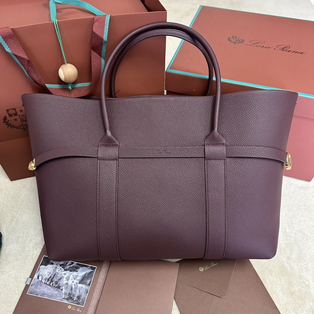 Loro Piana Large Ghiera Shopper 40 X 26 X 18CM - Image 3