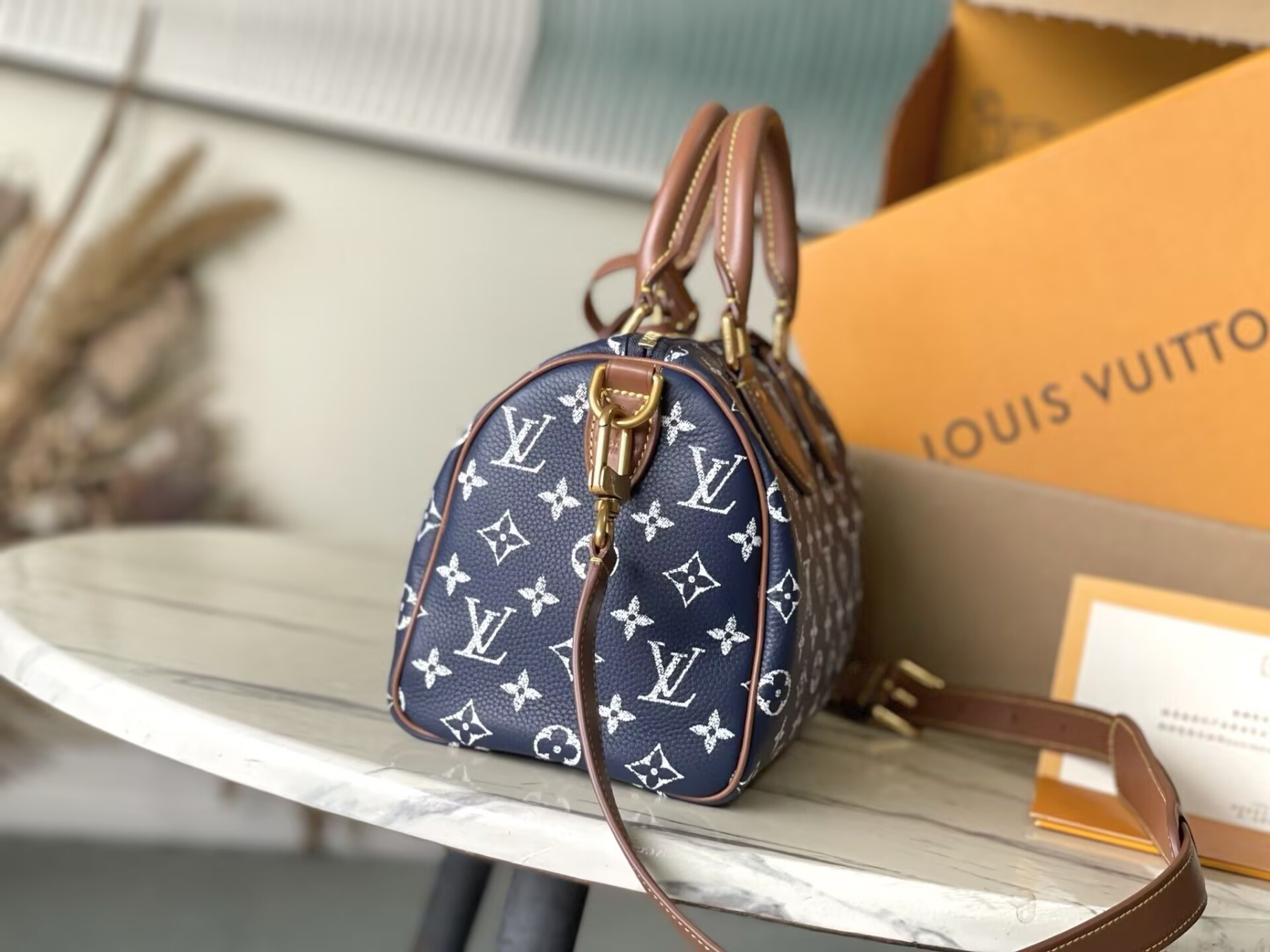 LV Speedy P9 Bandoulière 25 M15278 25x15x15cm - Image 5