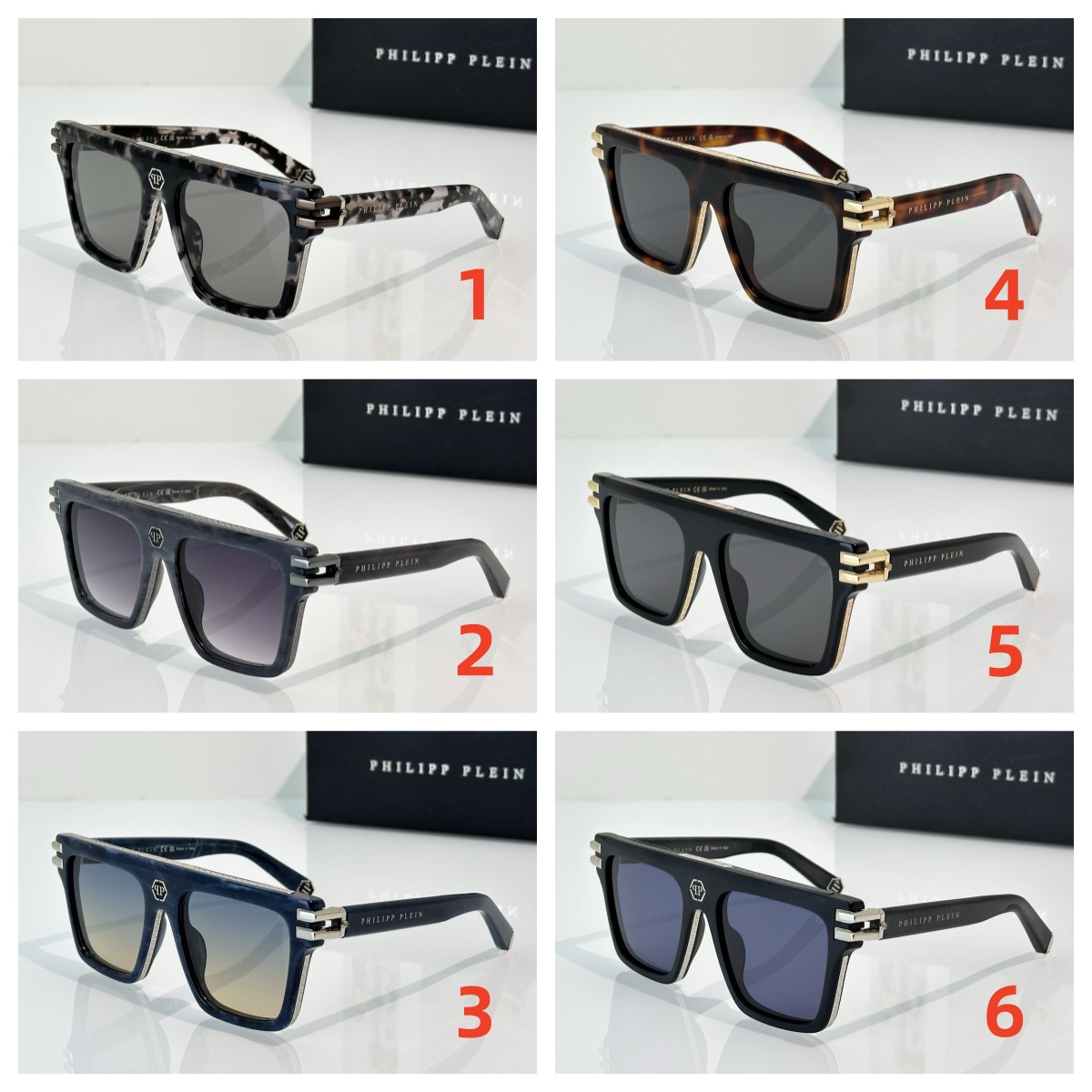Philipp Plein Glasses SPP98M 56-19-145 - Image 2