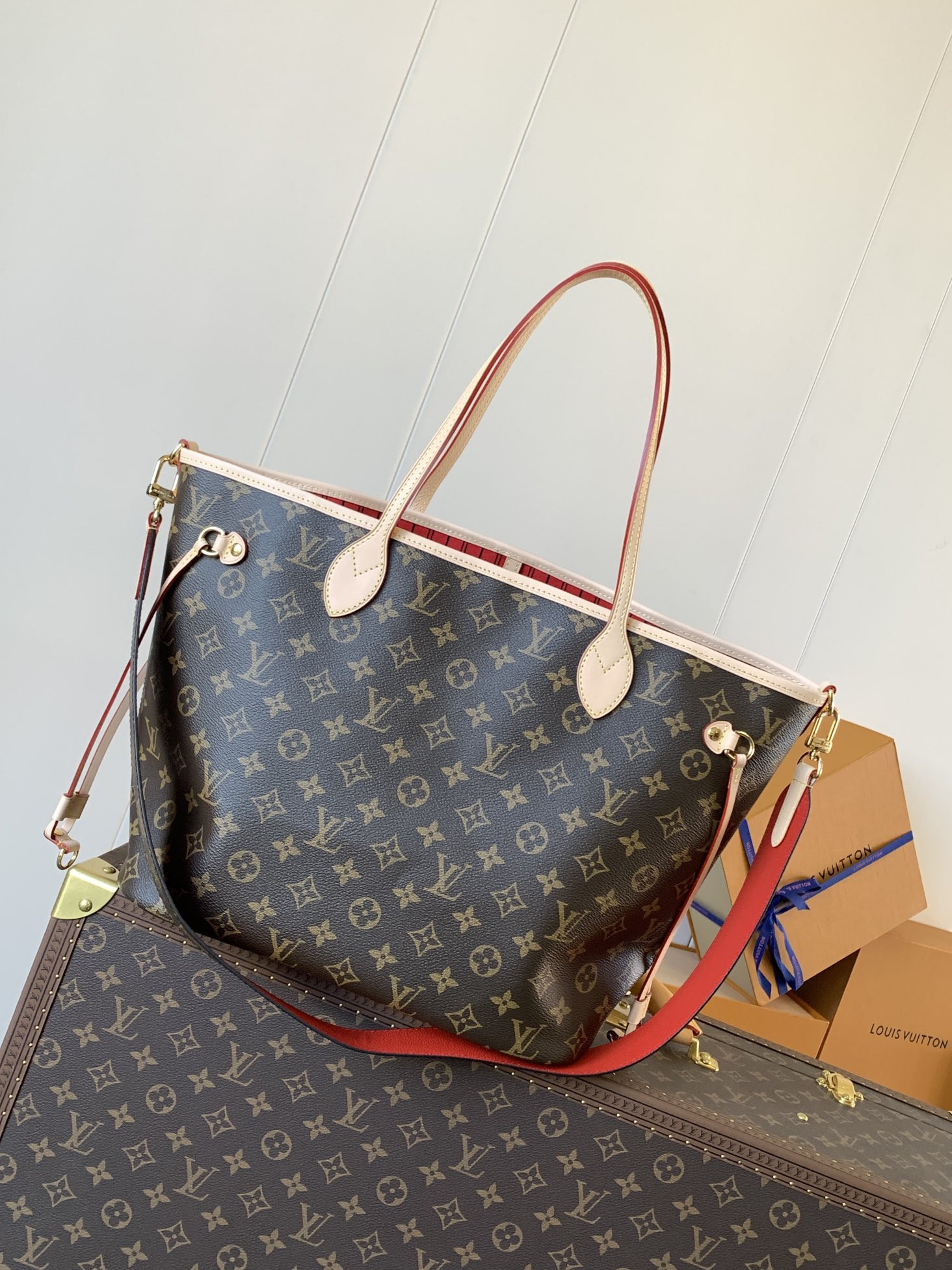 LV Neverfull MM M12096(31*28*14cm) - Image 4