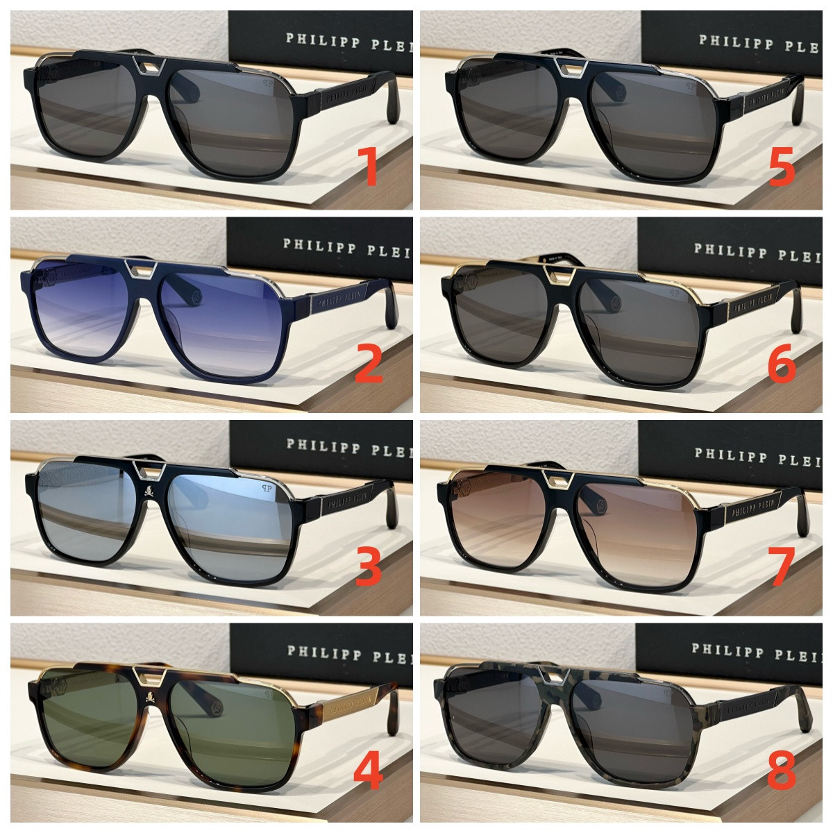 Philipp Plein Glasses SPP046M 61-15-145 - Image 2