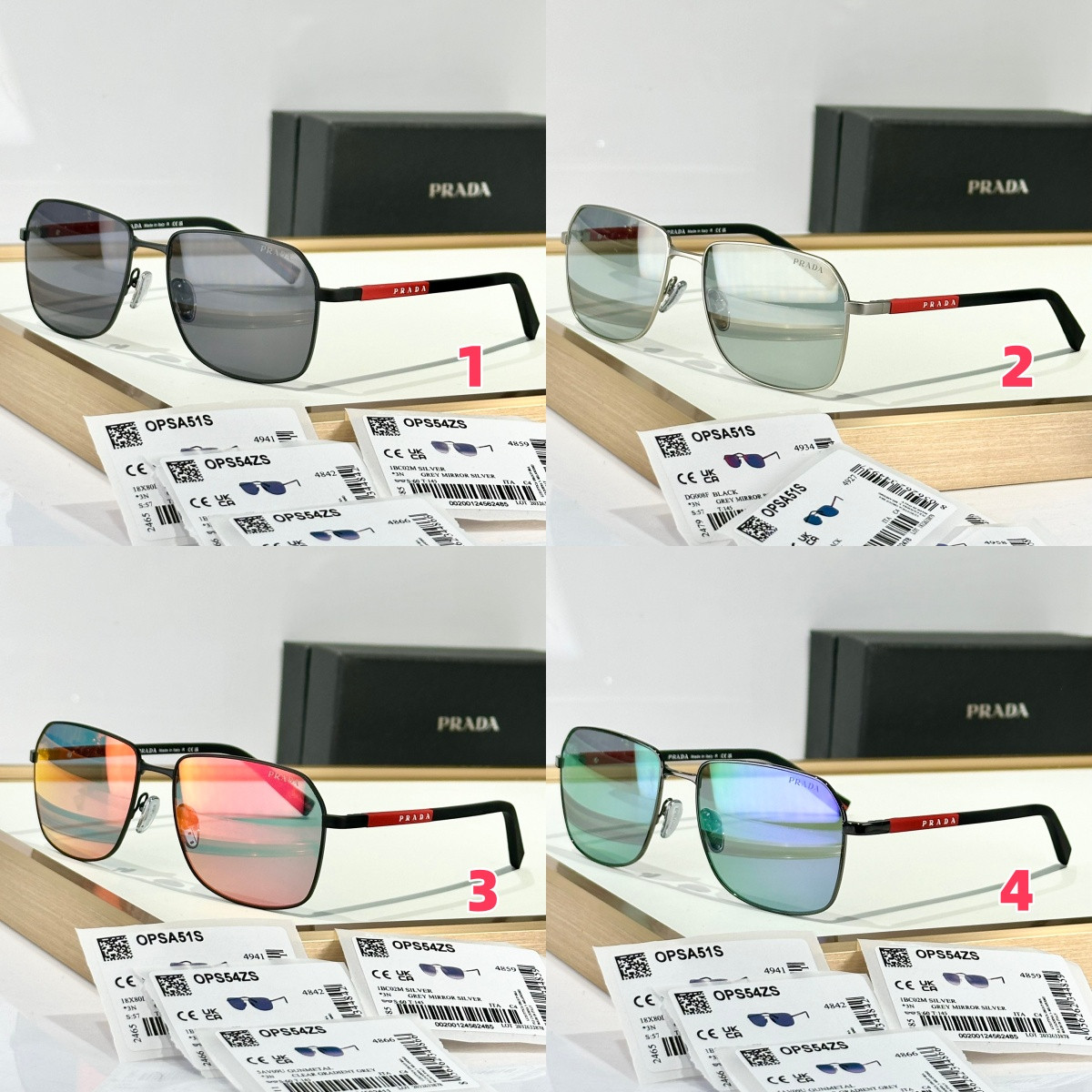 Prada Glasses SPSA51 57-18-145 - Image 2