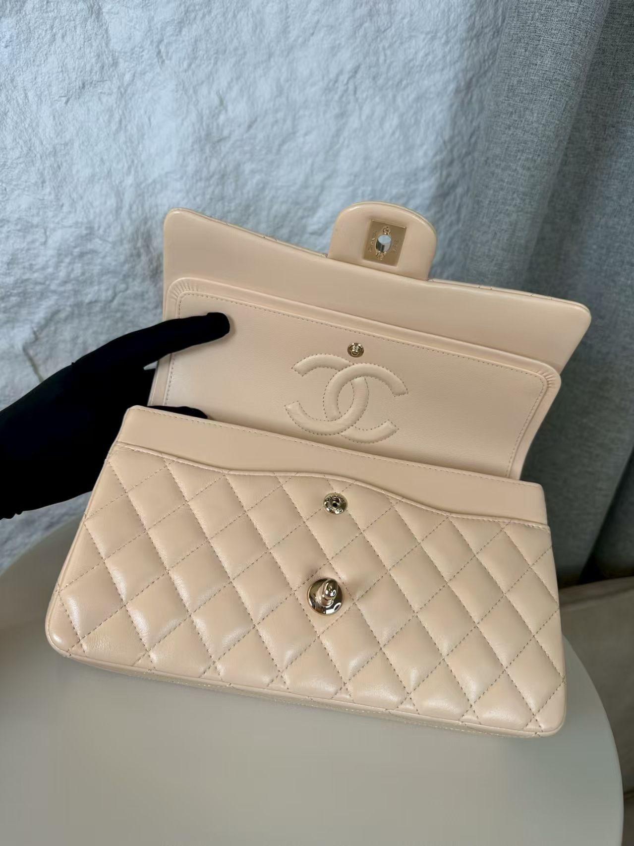 Chanel Classic Flap Handbag CF 25x15x6cm - Image 7