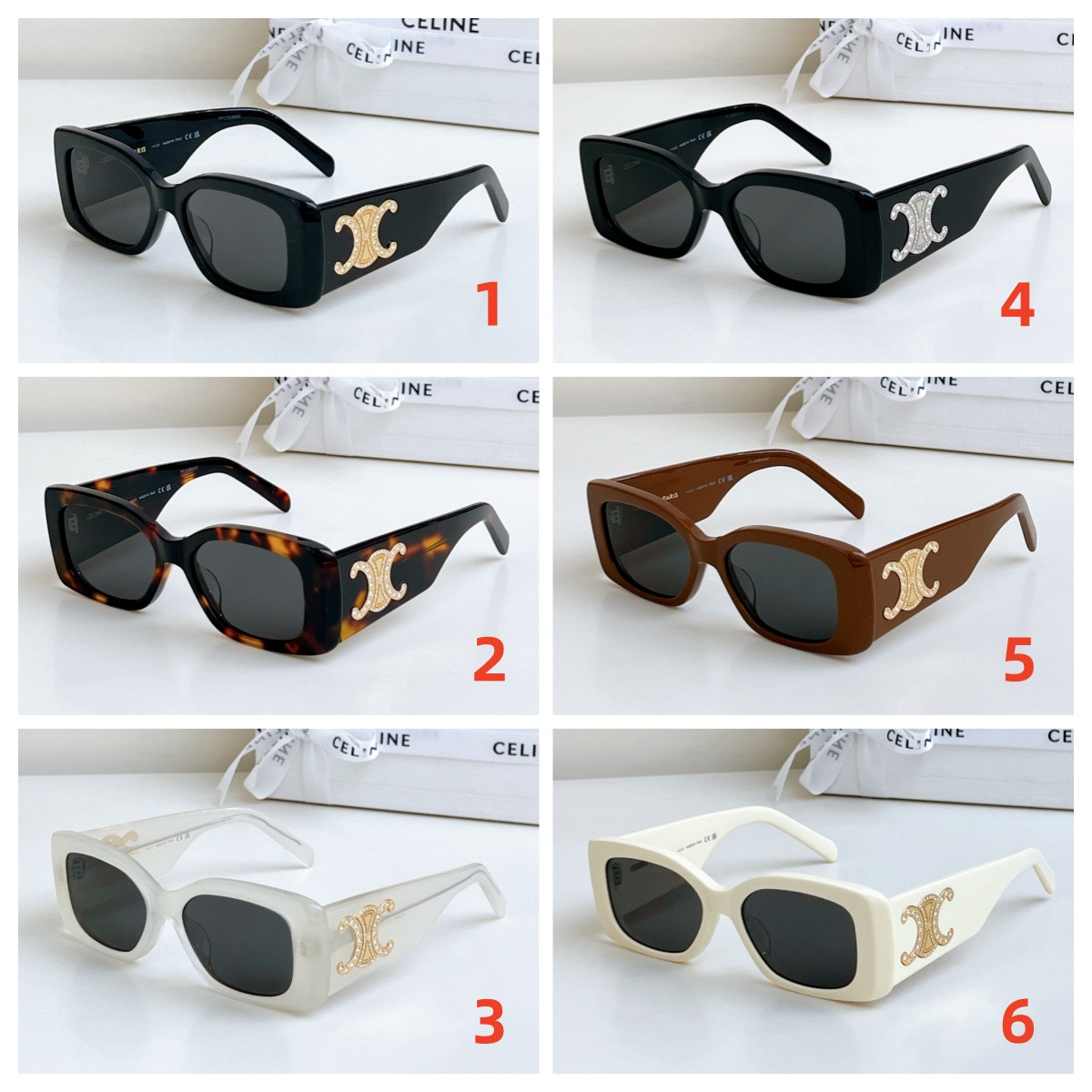 Celine Glasses CL40288 53-17-145 - Image 2