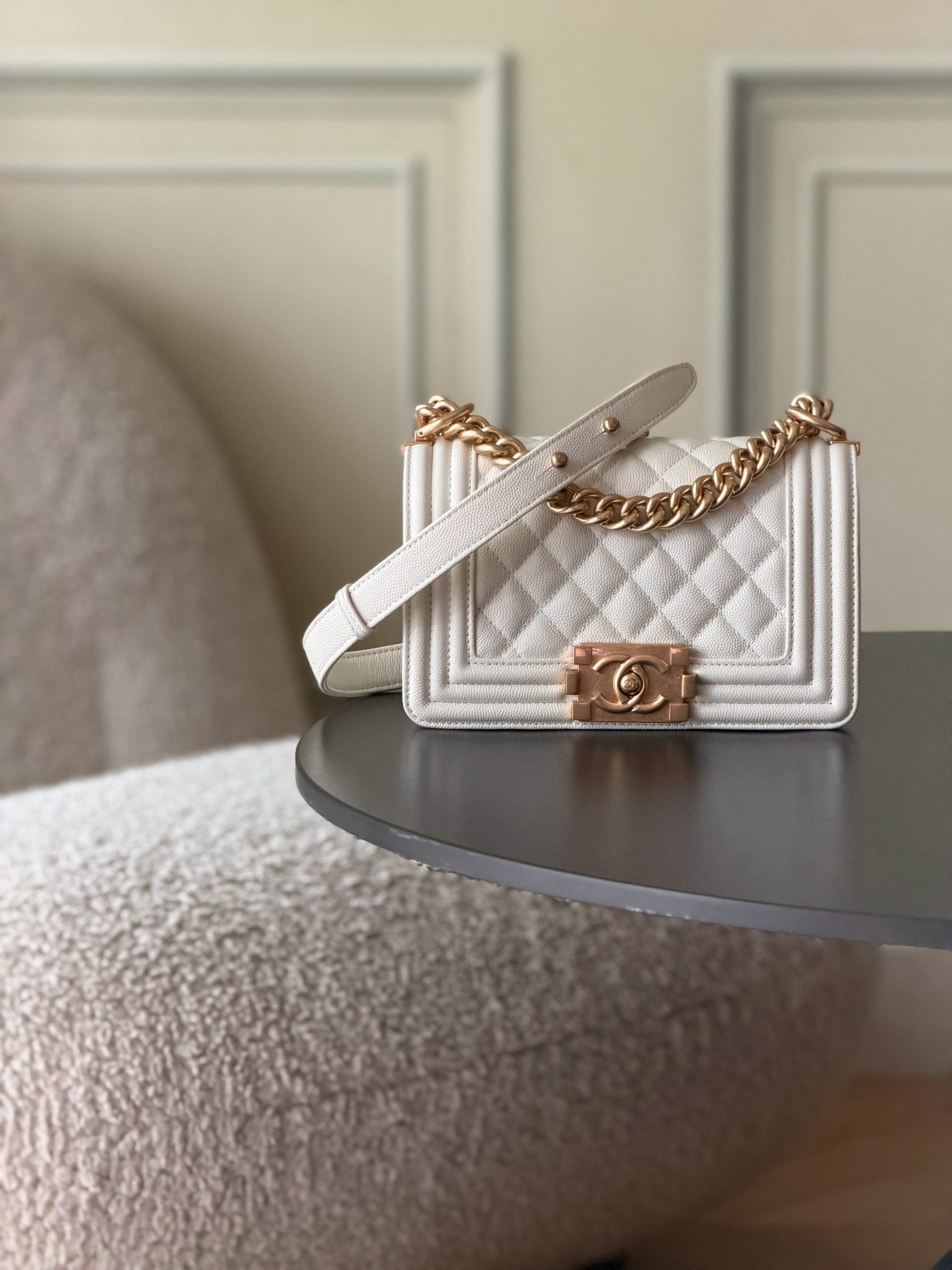 Chanel Boy Handbag 12x20x7cm