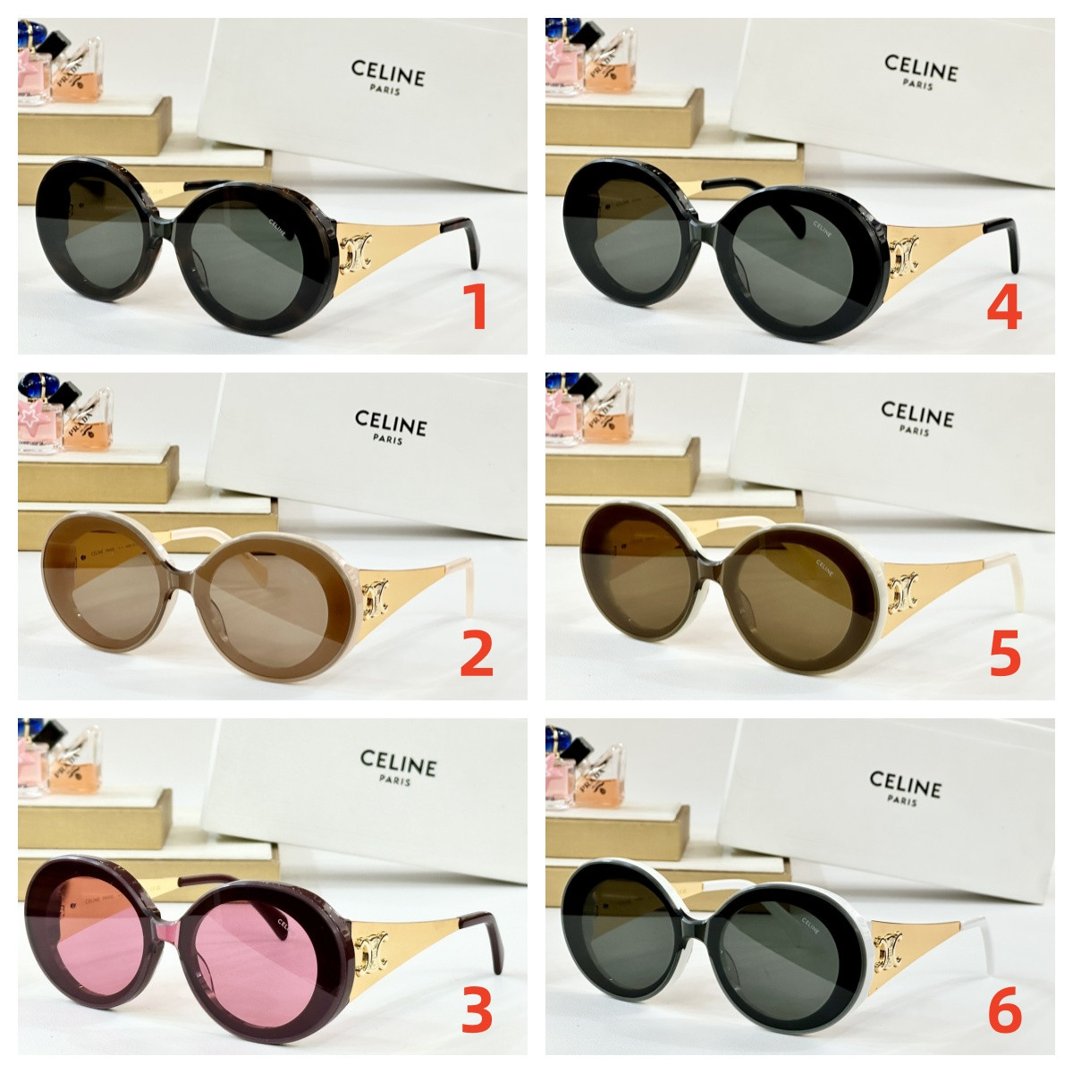 Celine Glasses CL42106U 52-22-145 - Image 2