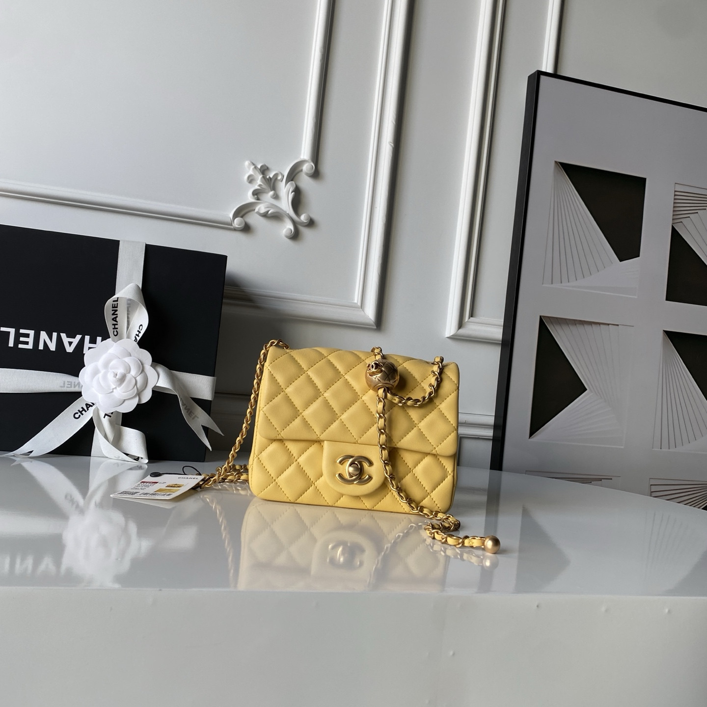 CHANEL MINI FLAP BAG 13.5x17x8cm #6