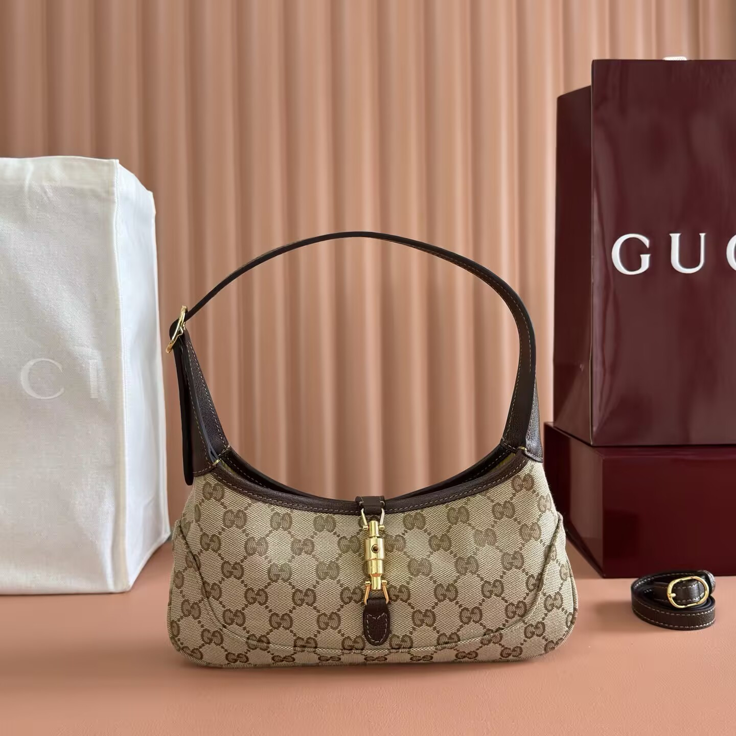 Gucci Jackie Slim Small Shoulder Bag 28x16x3.5cm - Image 2