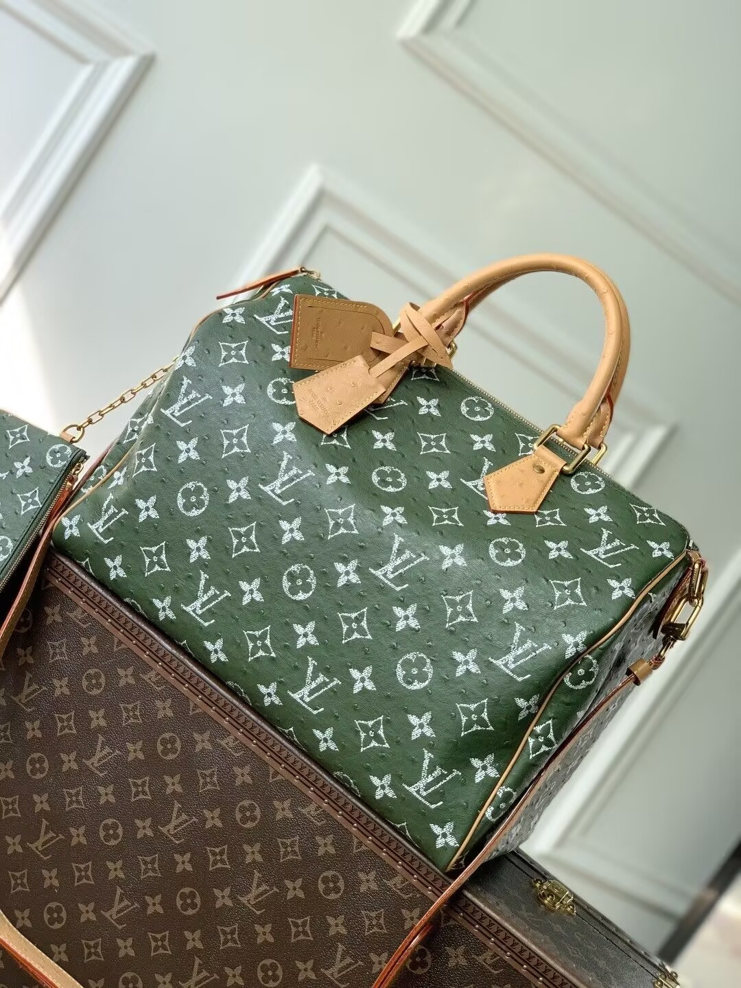 LV Speedy P9 Bandoulière 40 N88228 40x26x23cm - Image 2