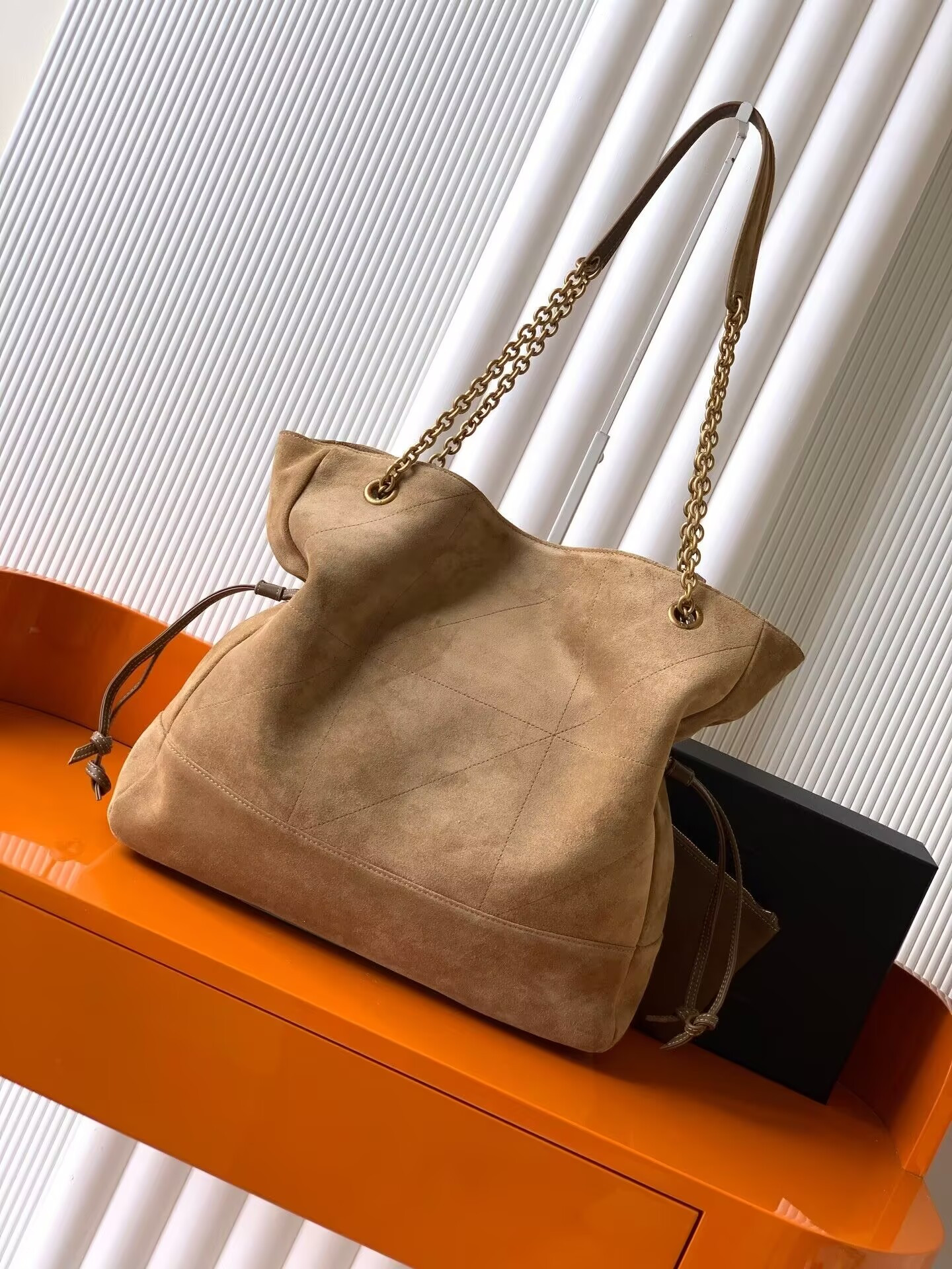 YSL JAMIE Shopping in Suede 35x35x10cm - Image 3