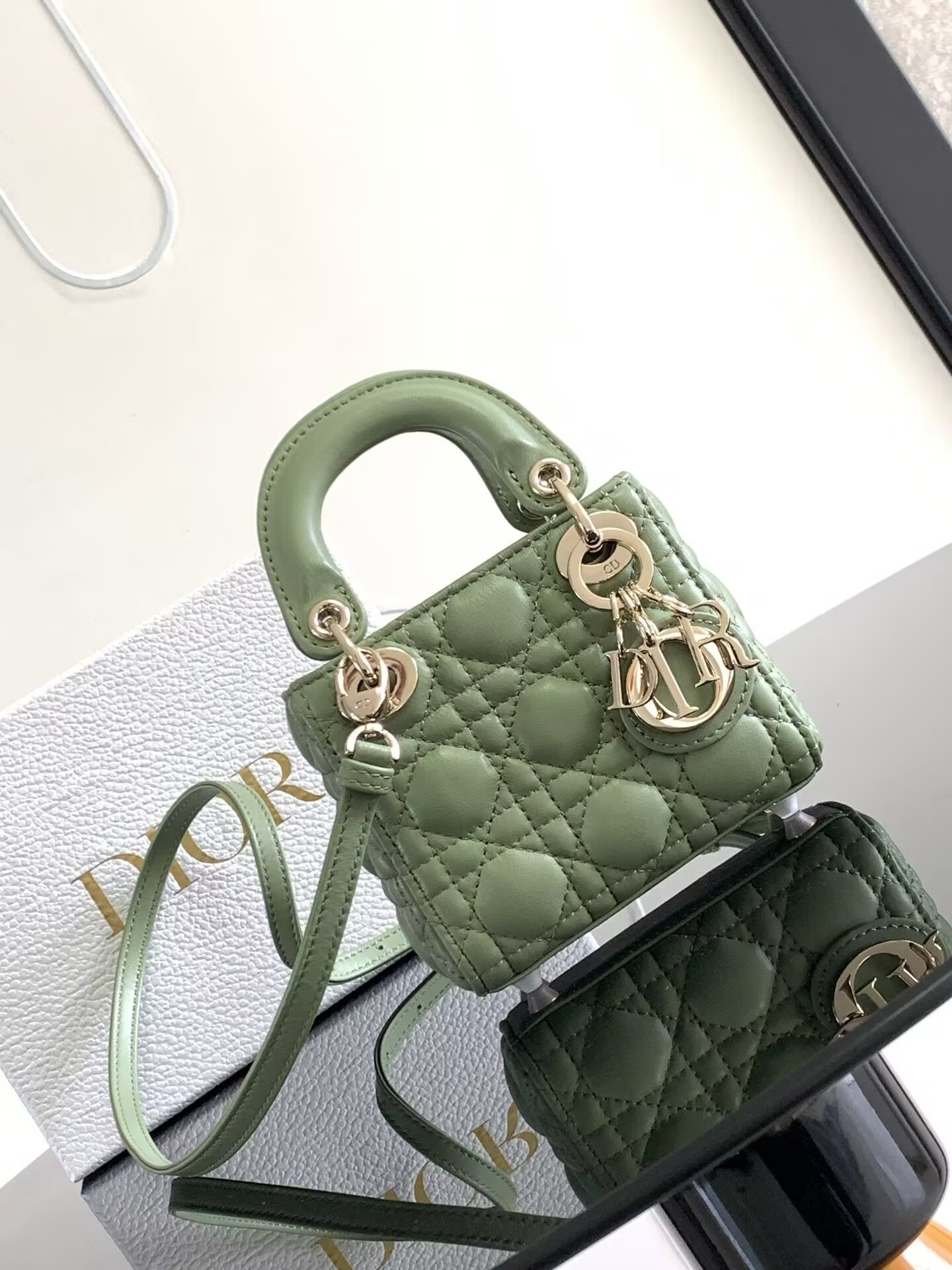 Dior Micro Lady Bag 12*10.2*5cm
