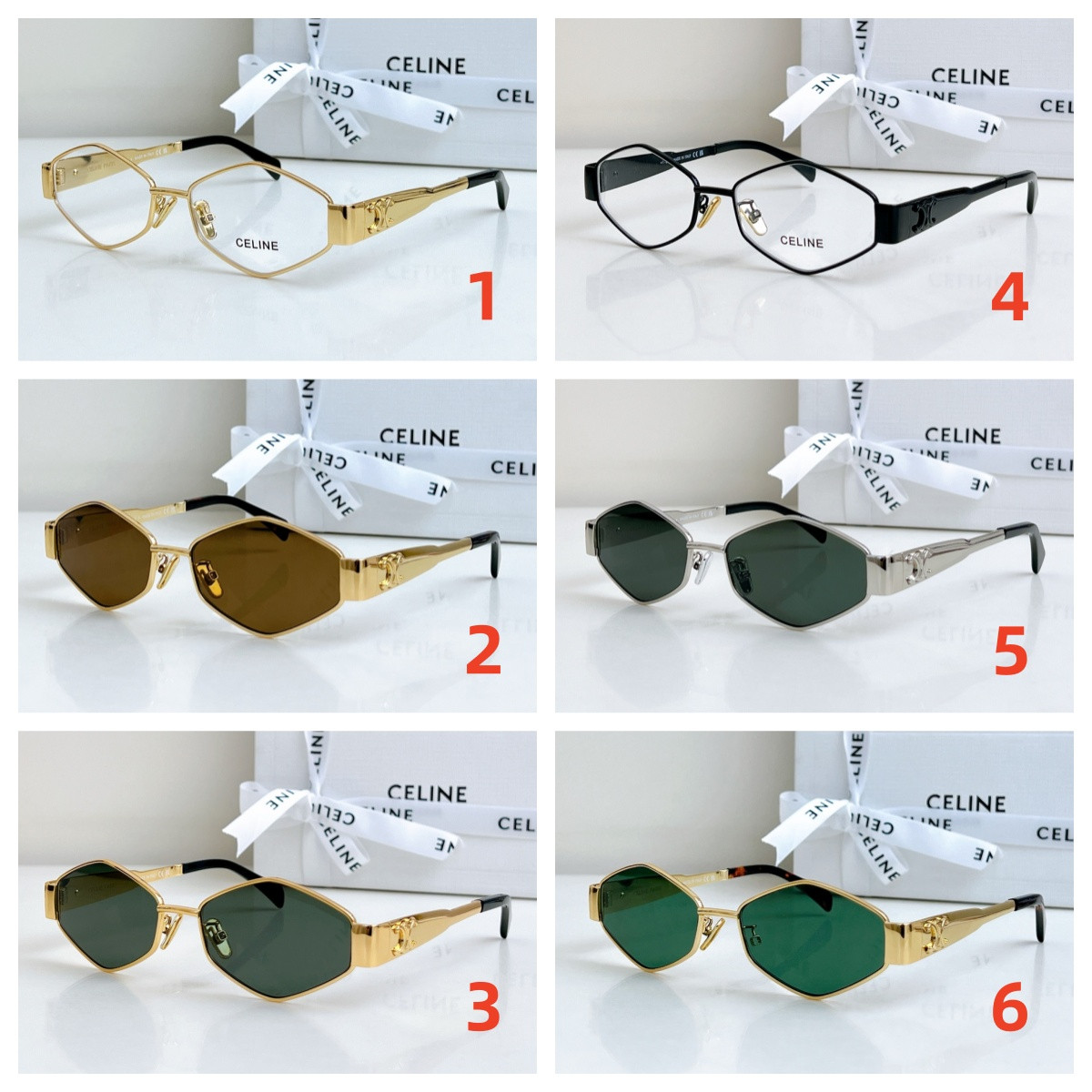 Celine Glasses CL40254U 58-16-145 - Image 2