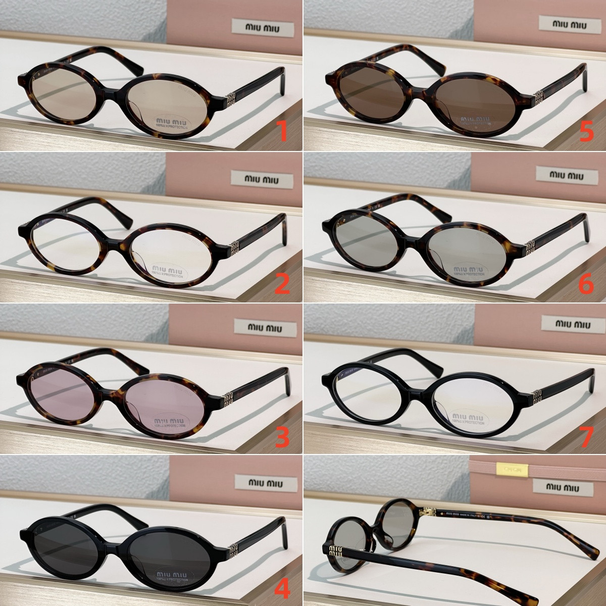 Miu Miu Glasses SMU04Z 50-18-140 - Image 2