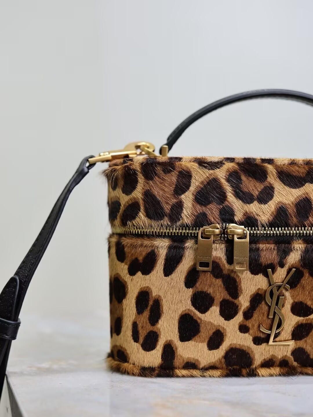YSL Leopard-print Mini Bag 18x11x6.5cm - Image 10