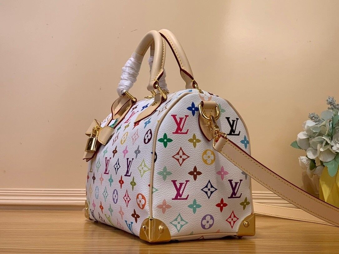 LV x TM Speedy Bandoulière 25 M13085 (25*19*15cm) - Image 4