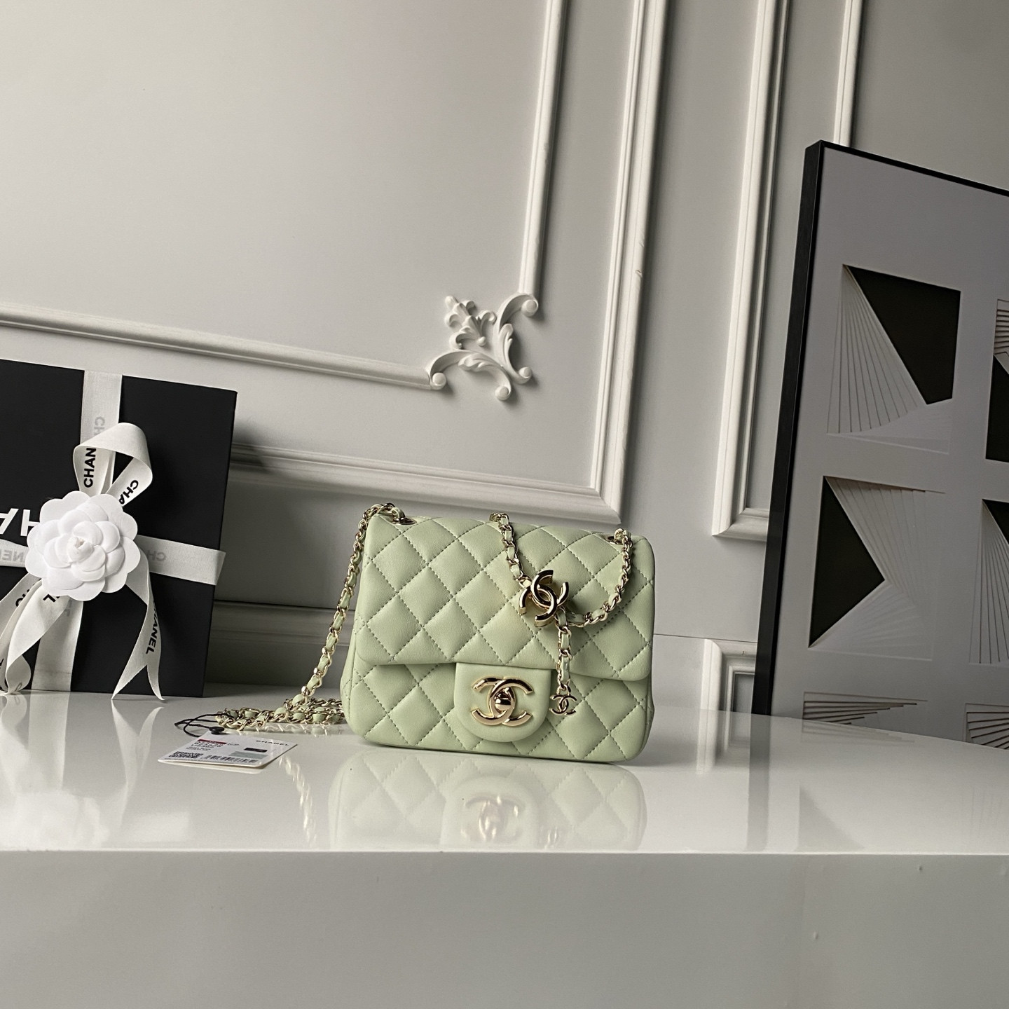 Chanel Classic Flap Handbag CF AS5758 18x13x7cm