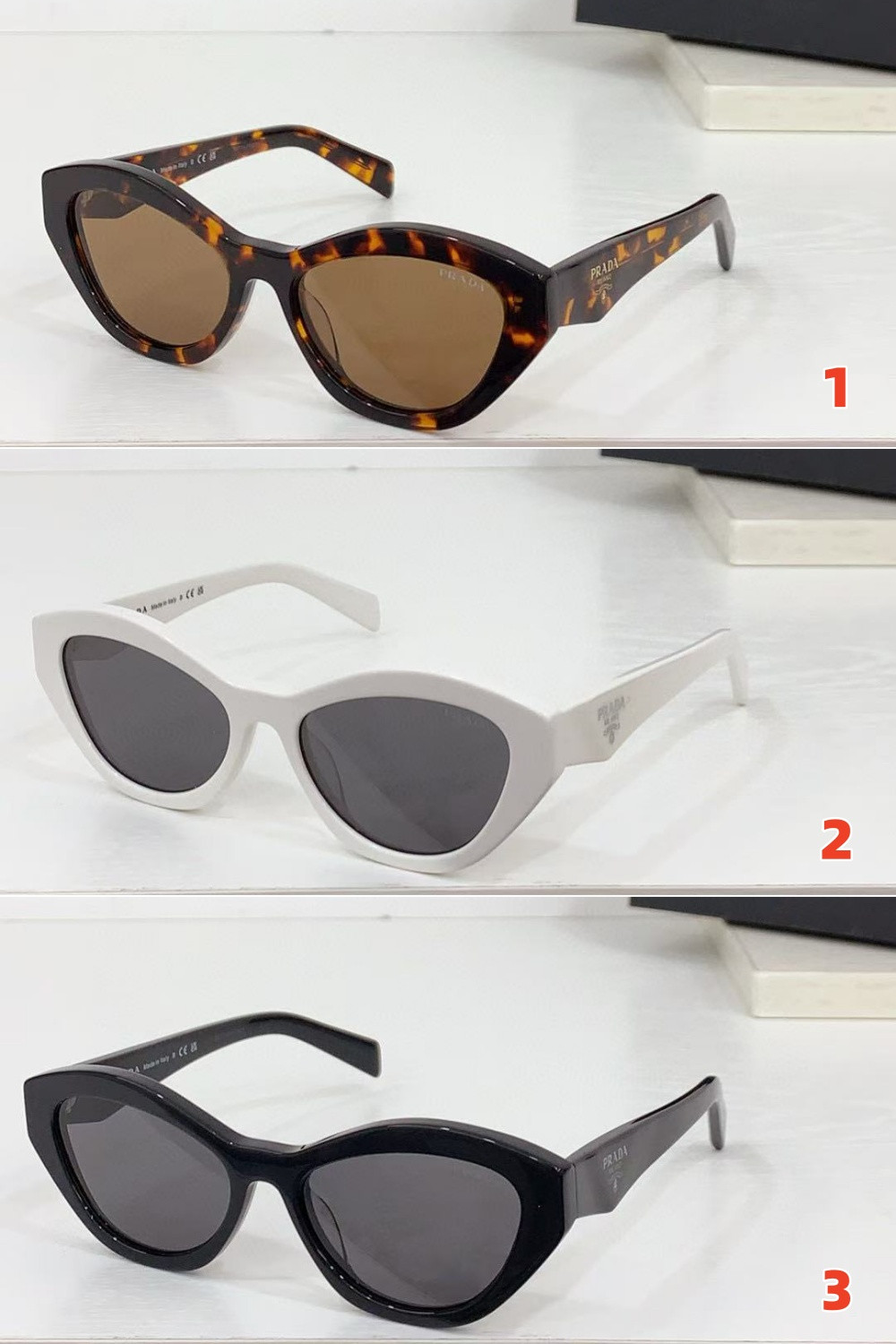 Prada Glasses SPRA02 52-19-140 - Image 2