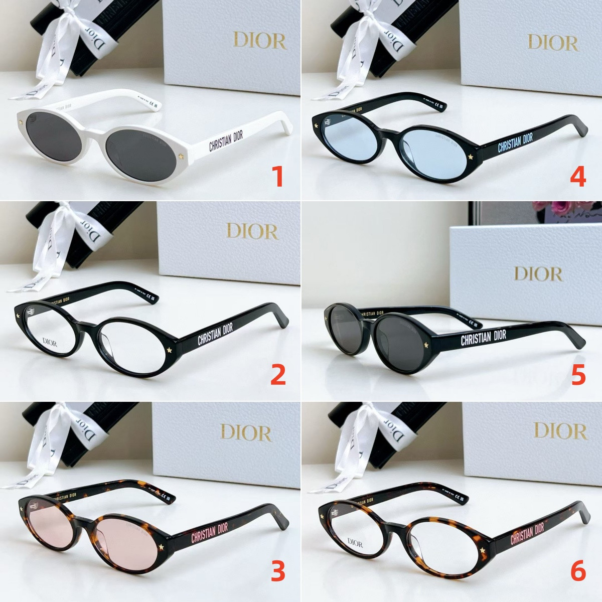 Dior DiorPacific R1F Oval Glasses - Image 2