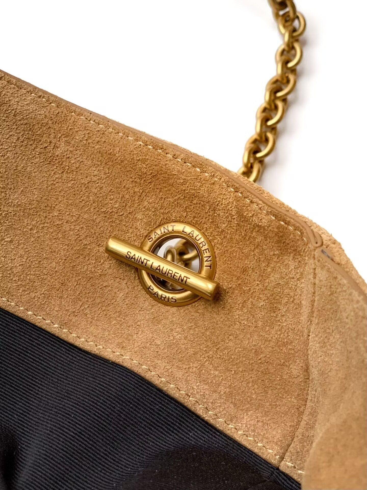 YSL JAMIE Shopping in Suede 35x35x10cm - Image 9