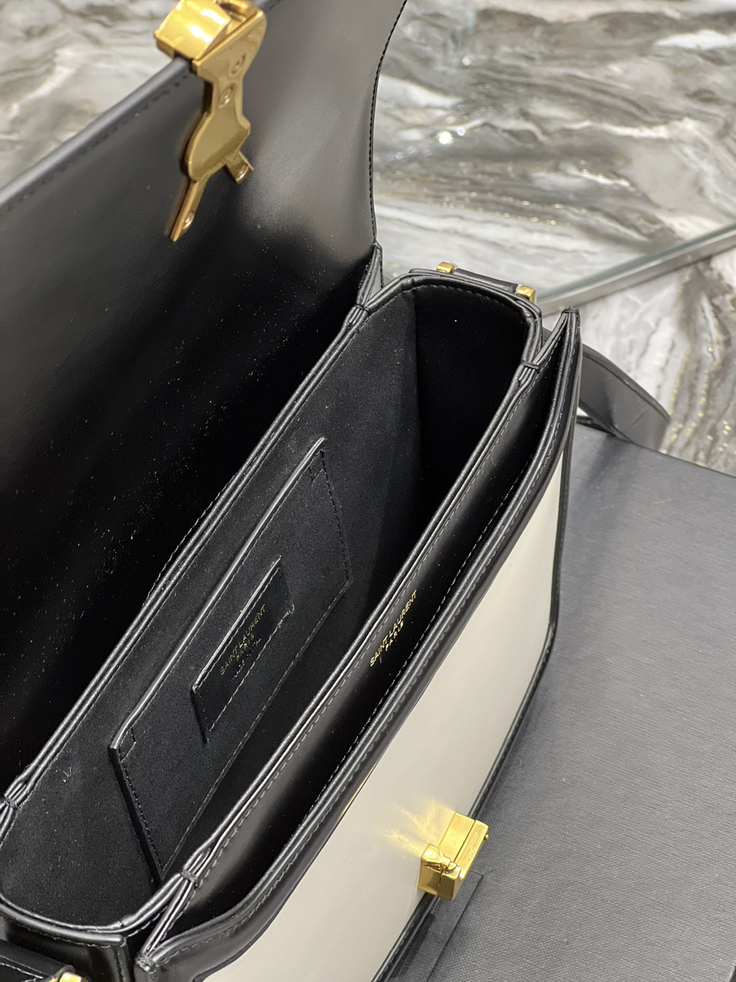 YSL SOLFERINO SMALL SATCHEL IN BOX SAINT LAURENT 19 X 13 X 5 CM - Image 9