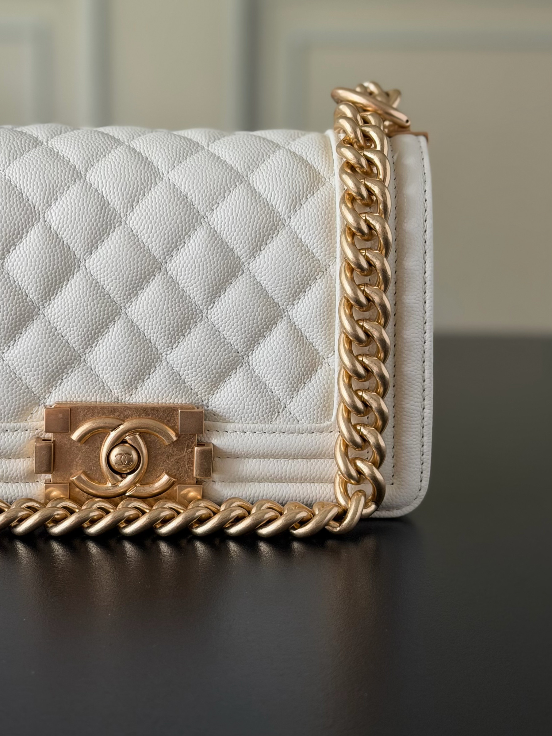 Chanel Boy Handbag 12x20x7cm - Image 6