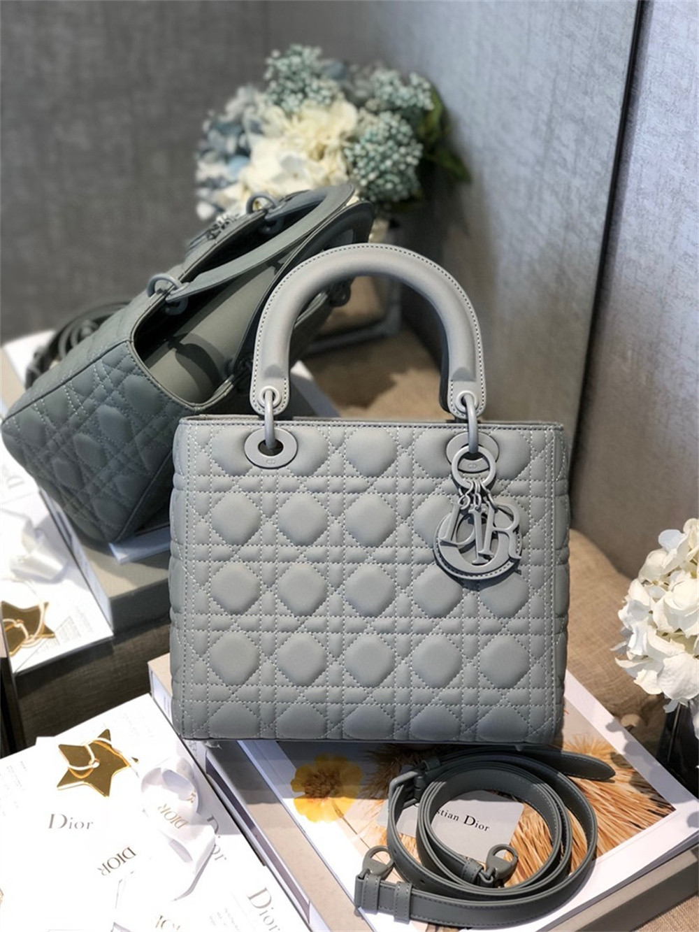 Medium Lady Dior Bag 9.5 x 8 x 4.5 inches - Lady Dior Bags - Dior - Luxury Brands Bags